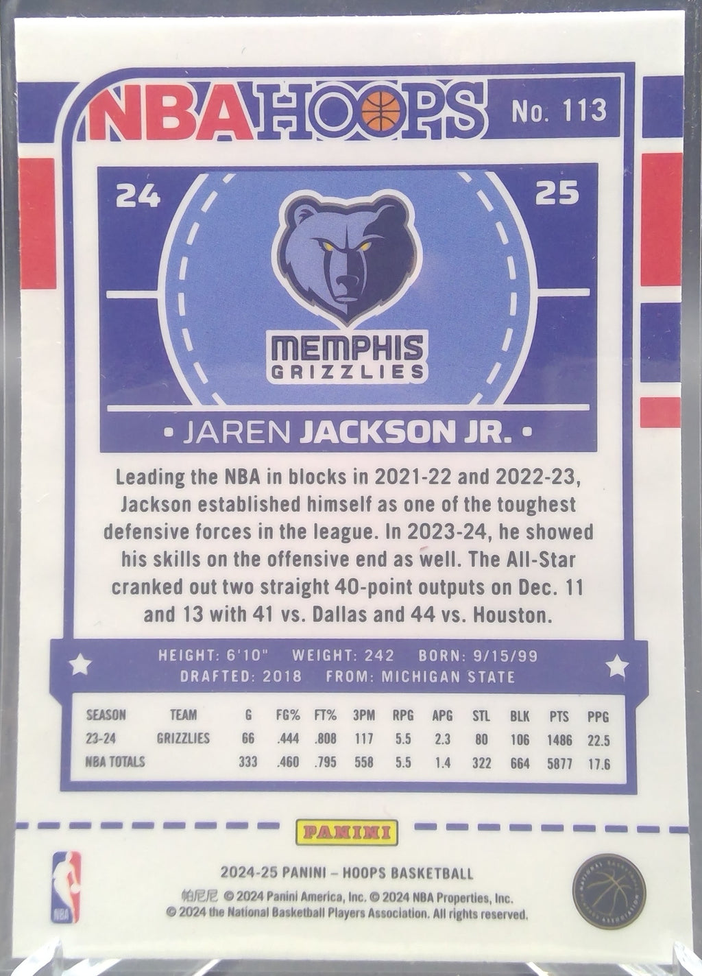 Jaren Jackson Jr. #113