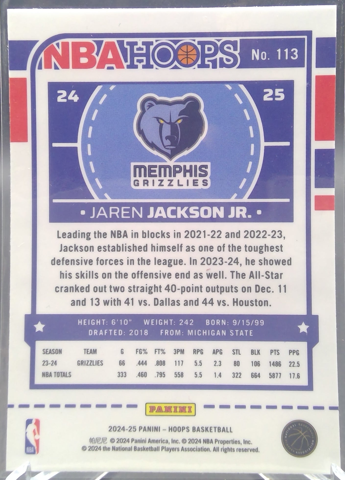 Jaren Jackson Jr. #113
