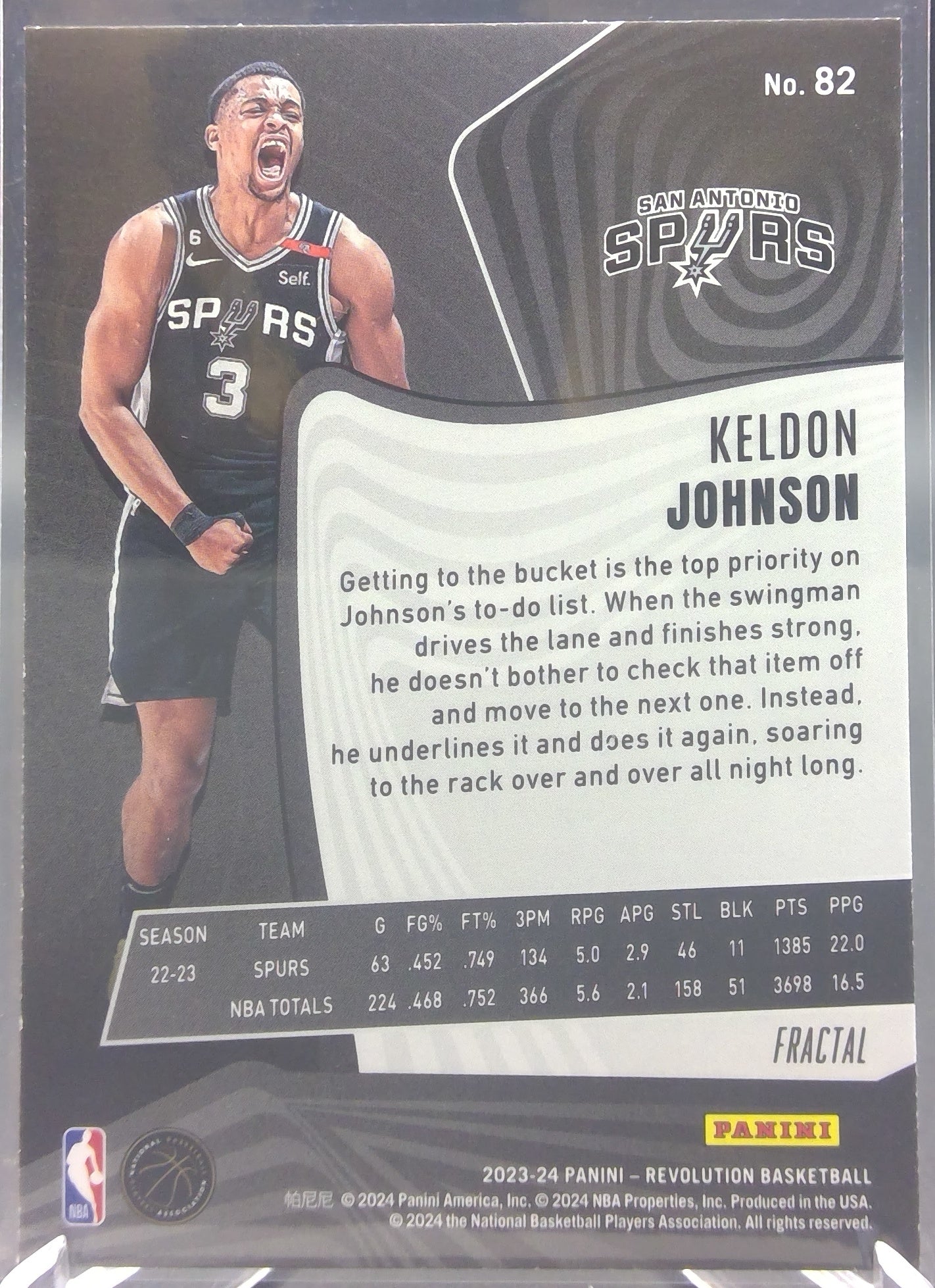 Keldon Johnson #82