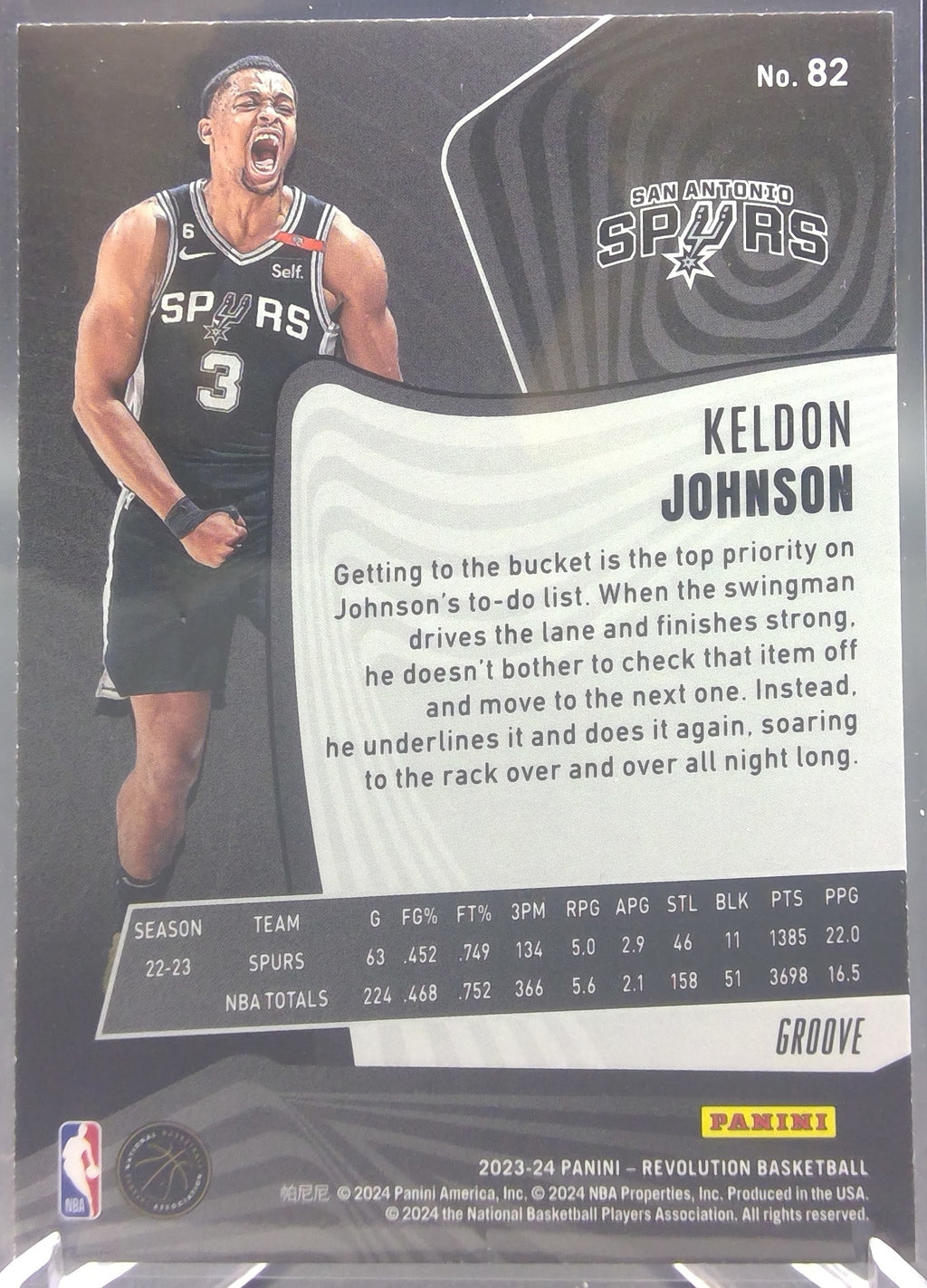 Keldon Johnson #82