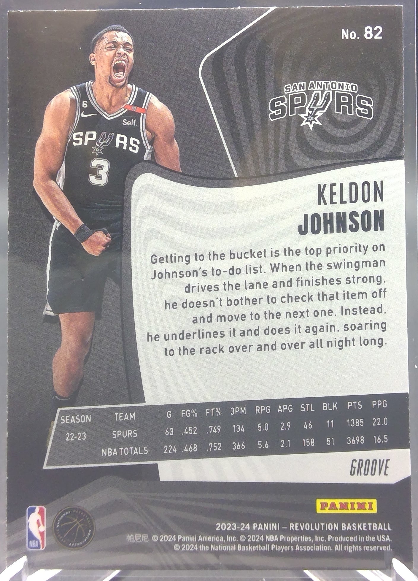 Keldon Johnson #82