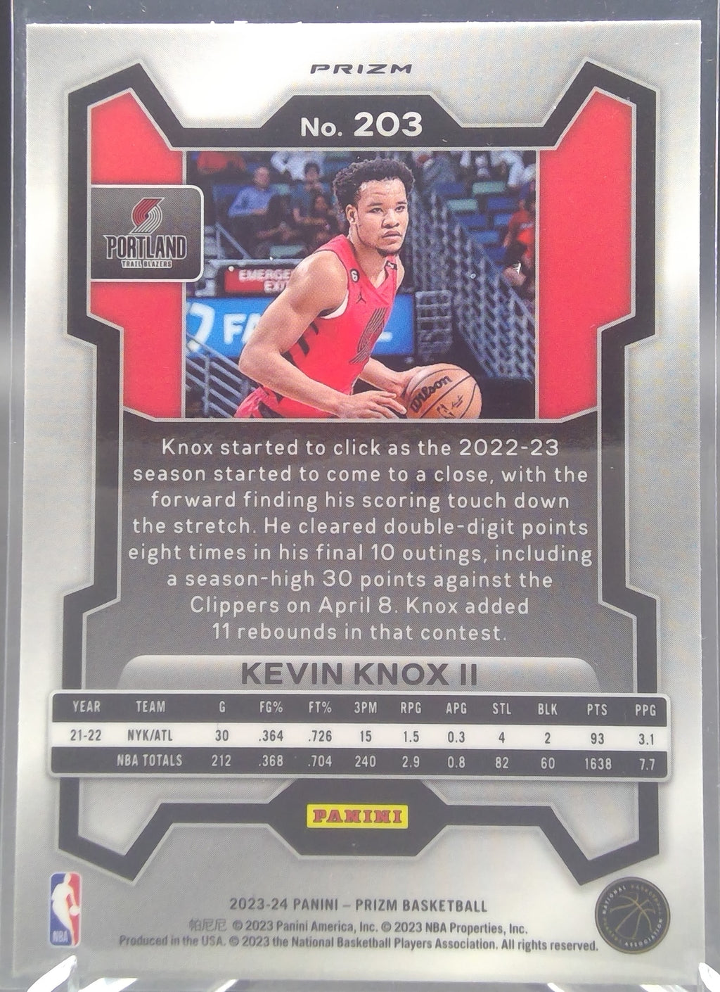 Kevin Knox II #203