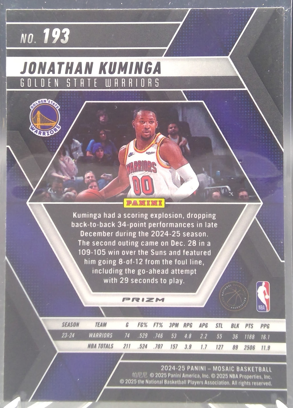 Jonathan Kuminga #193