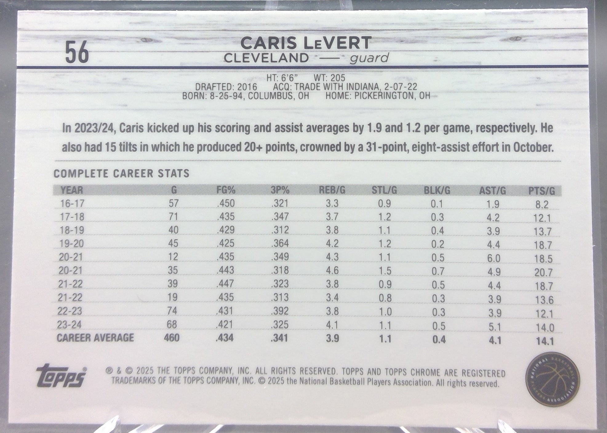 Caris LeVert #56