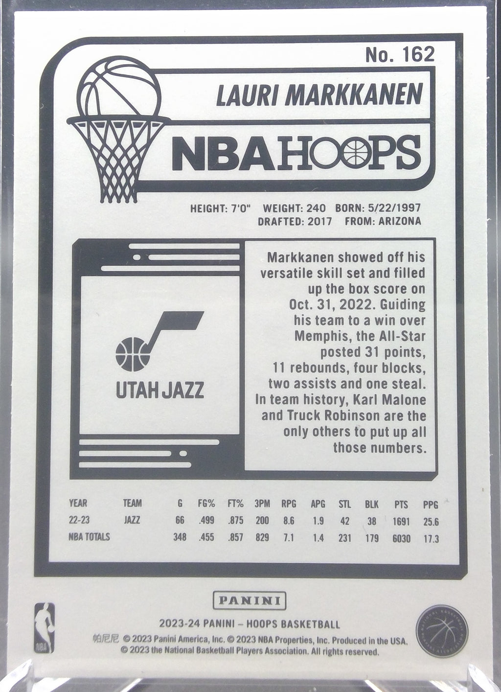 Lauri Markkanen #162