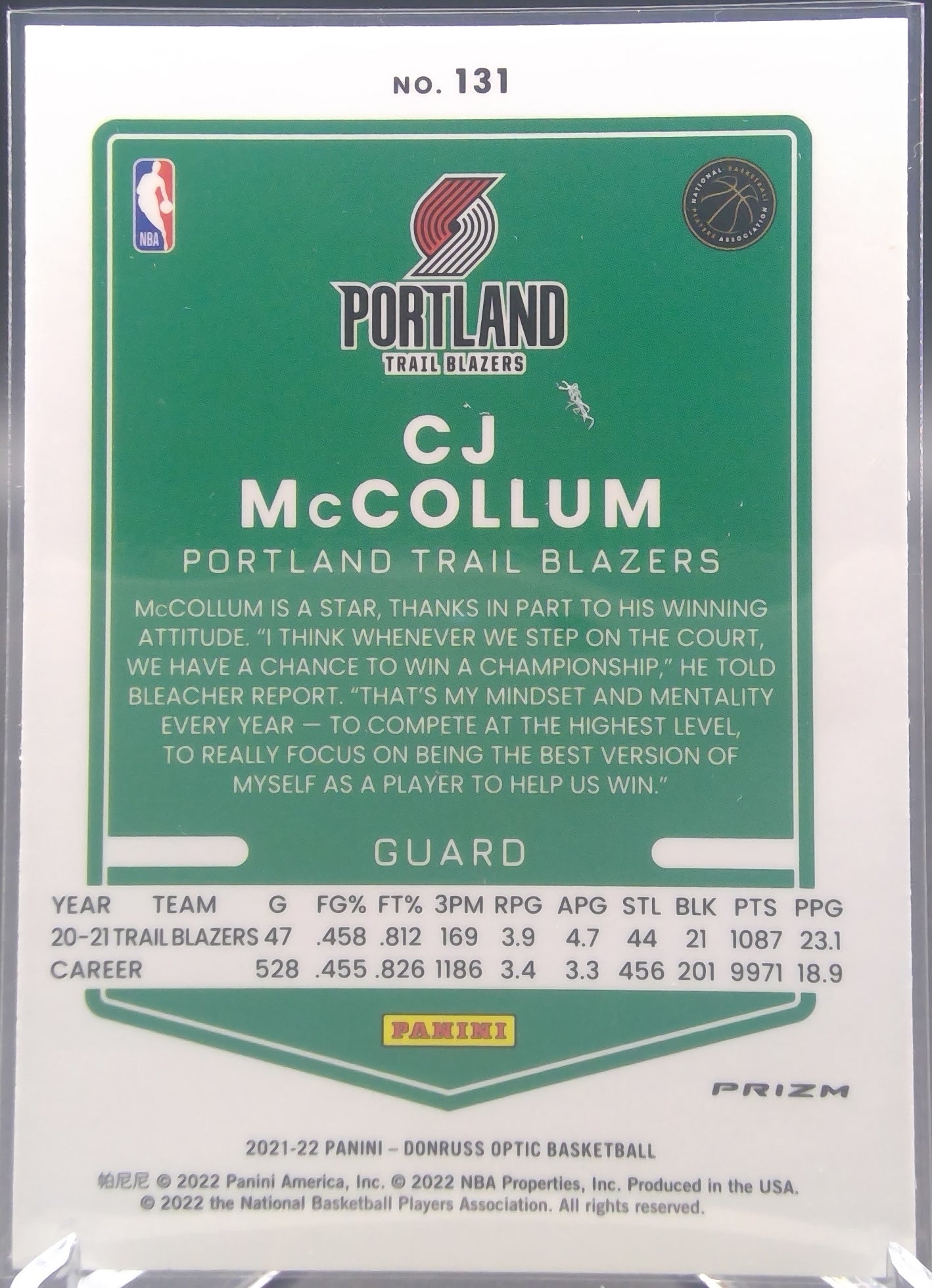 CJ McCollum #131