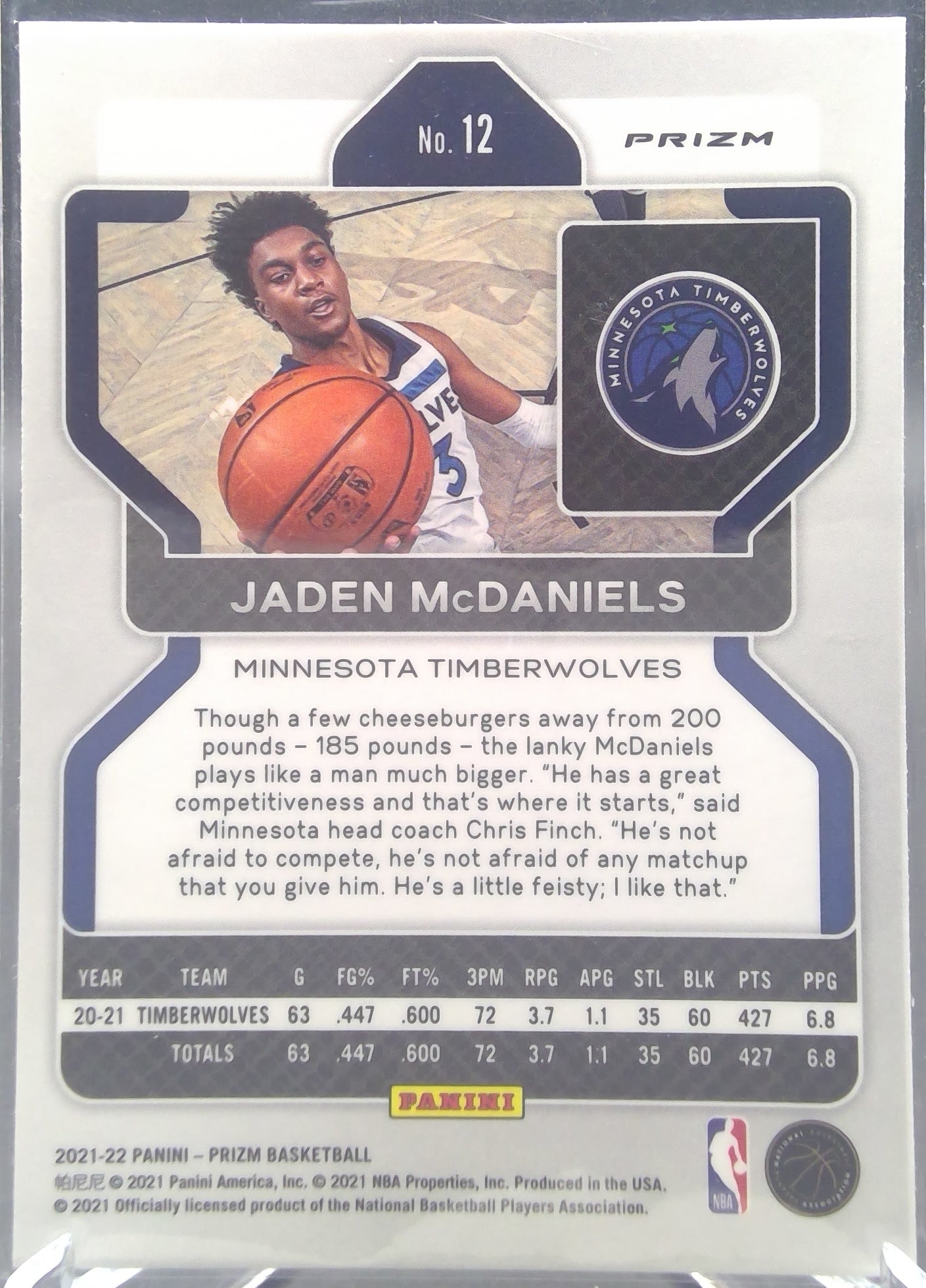 Jaden McDaniels #12