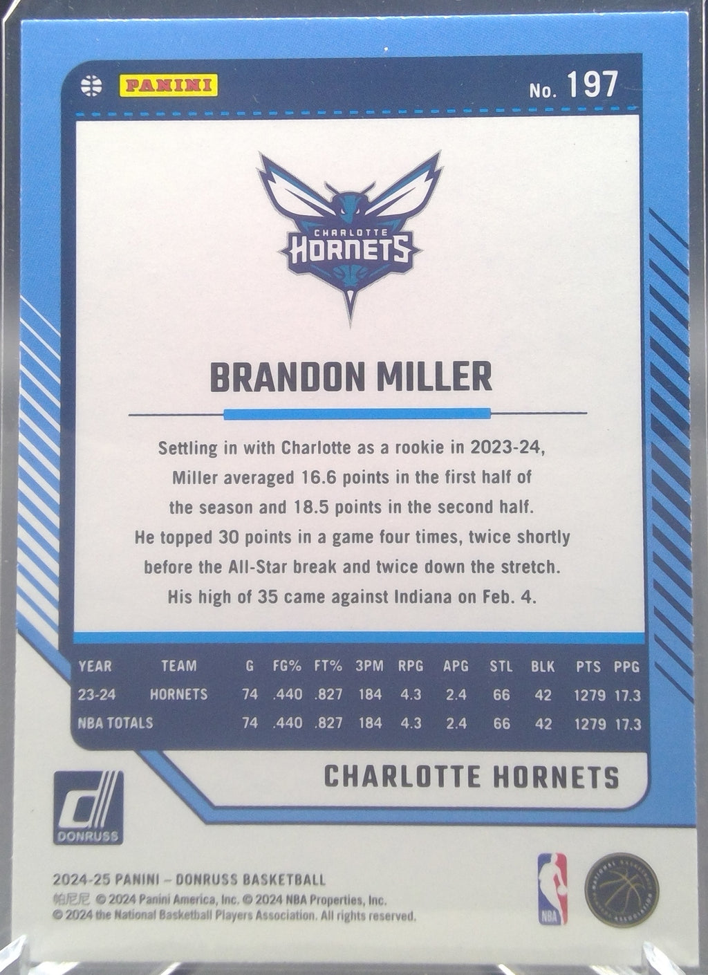 Brandon Miller #197