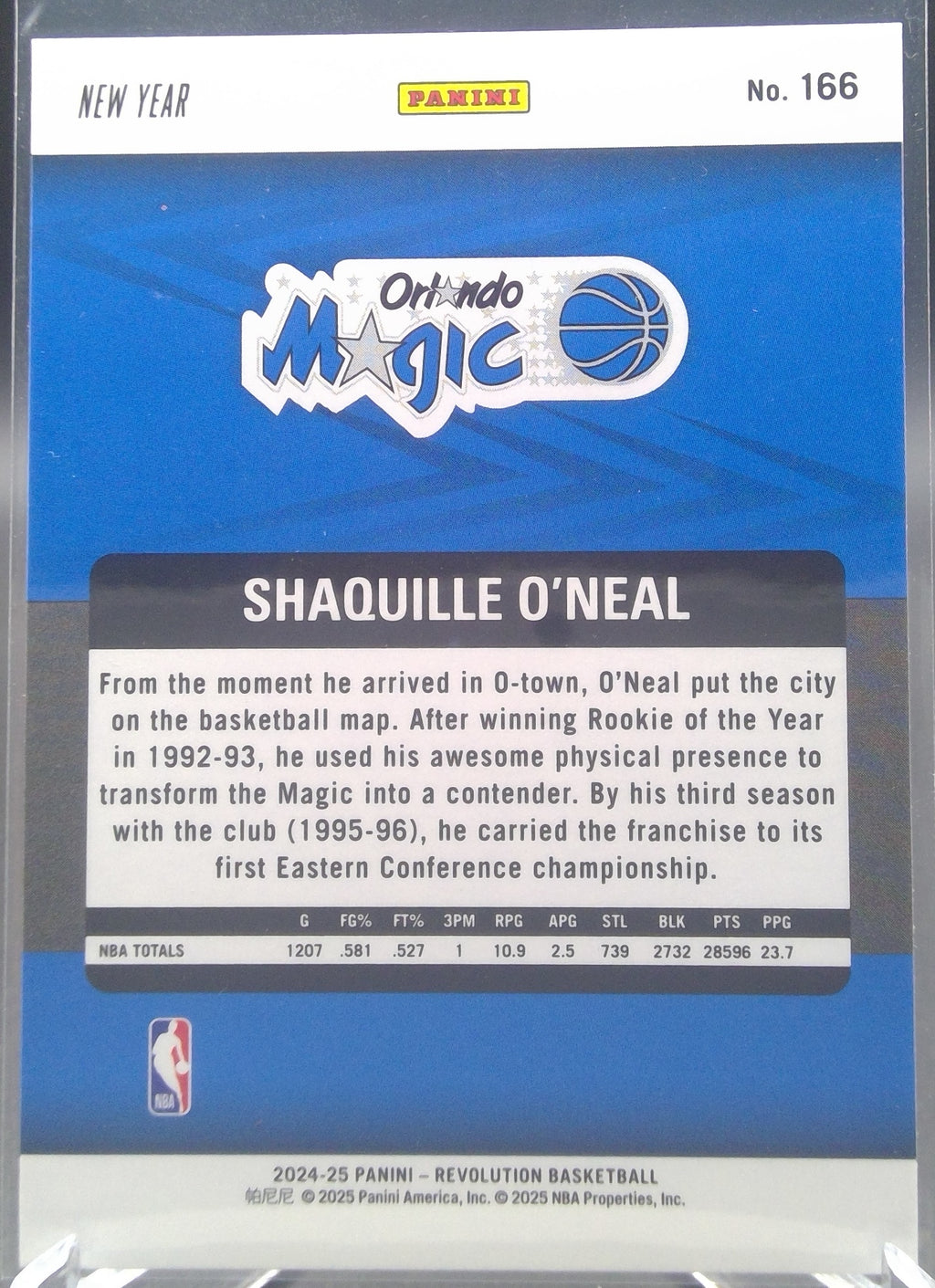 Shaquille O'Neal #166