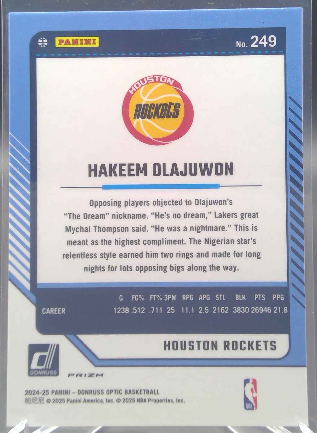 Hakeem Olajuwon #249