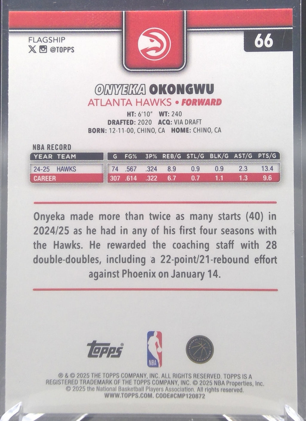 Onyeka Okongwu #66