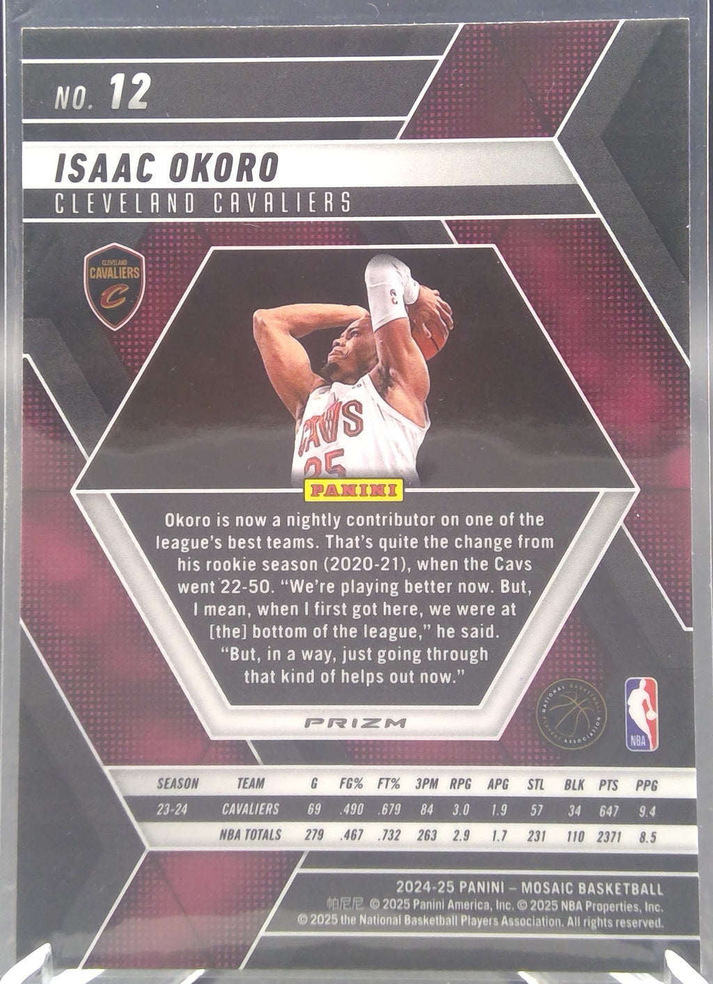 Isaac Okoro #12
