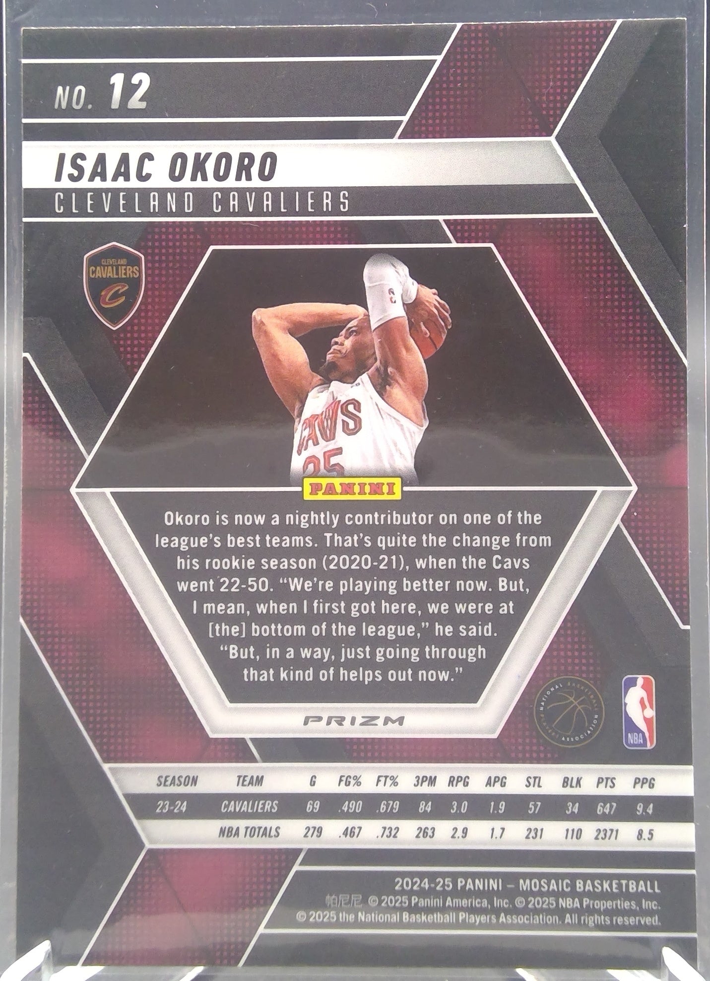Isaac Okoro #12