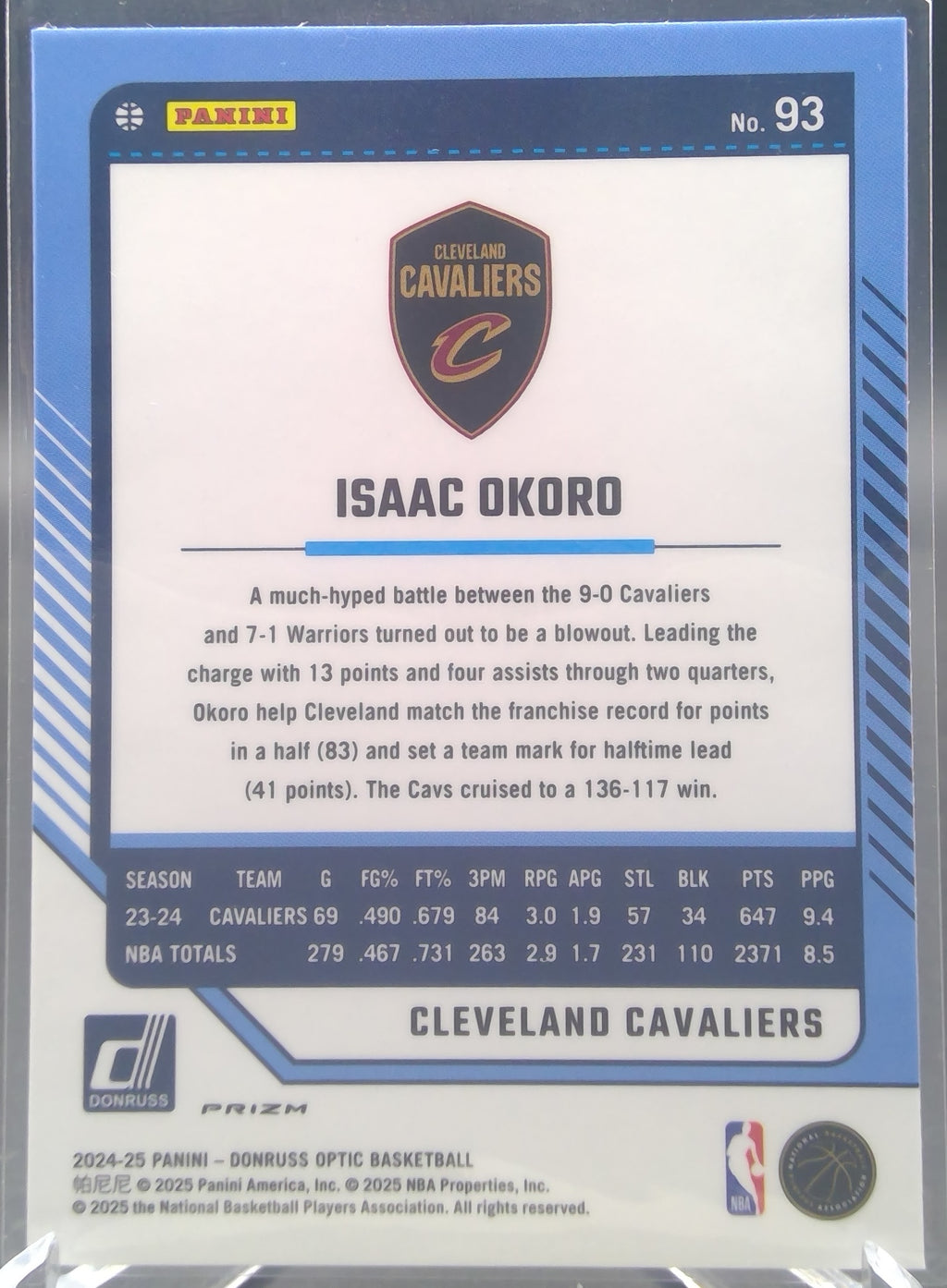 Isaac Okoro #93