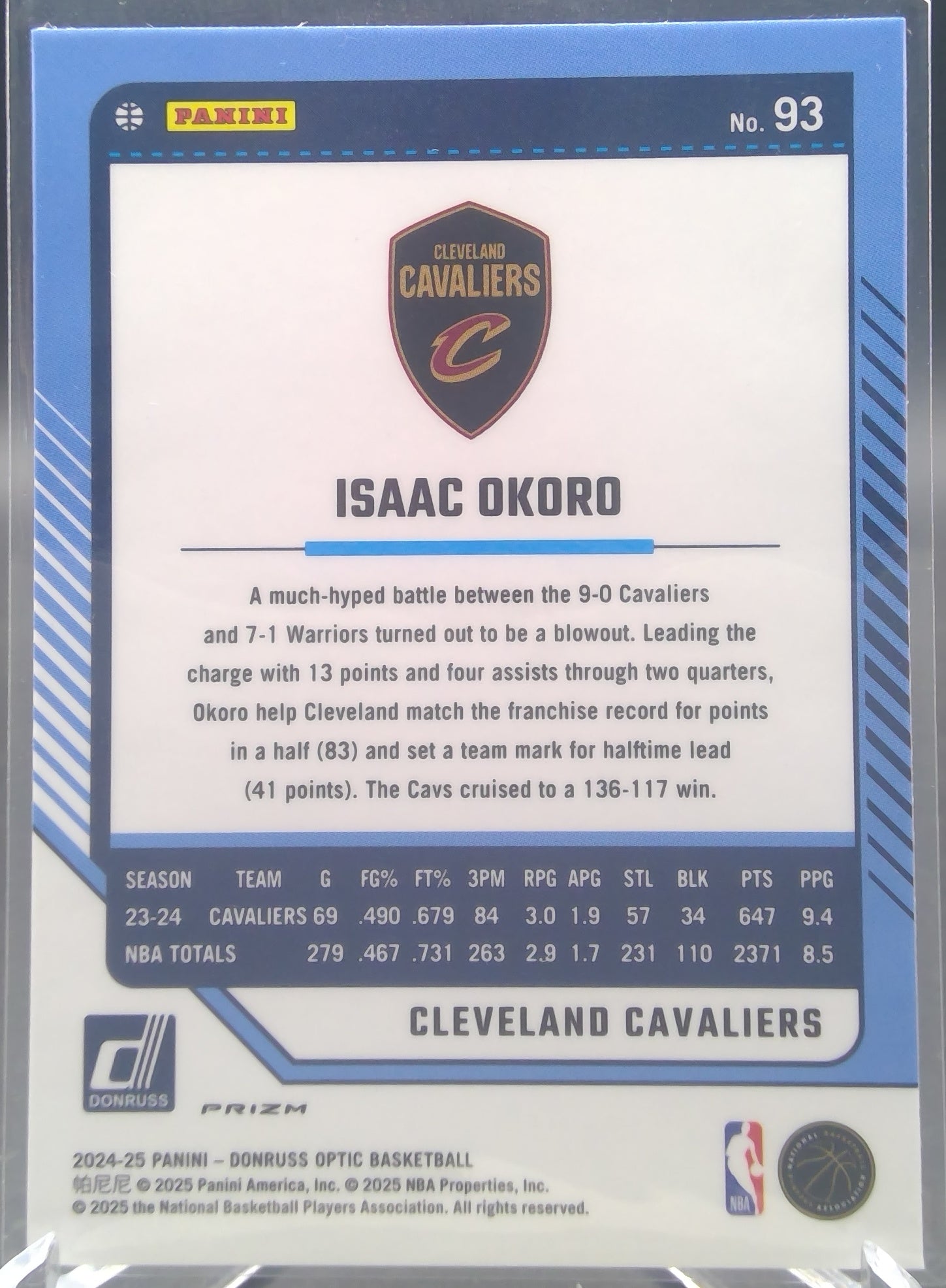 Isaac Okoro #93