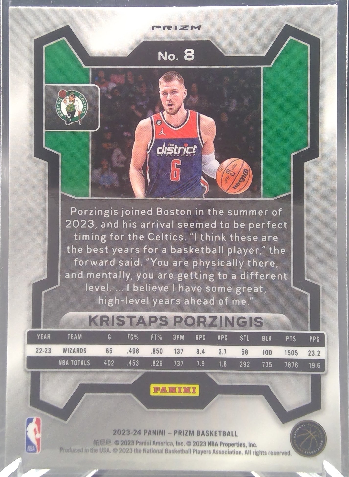 Kristaps Porzingis #8