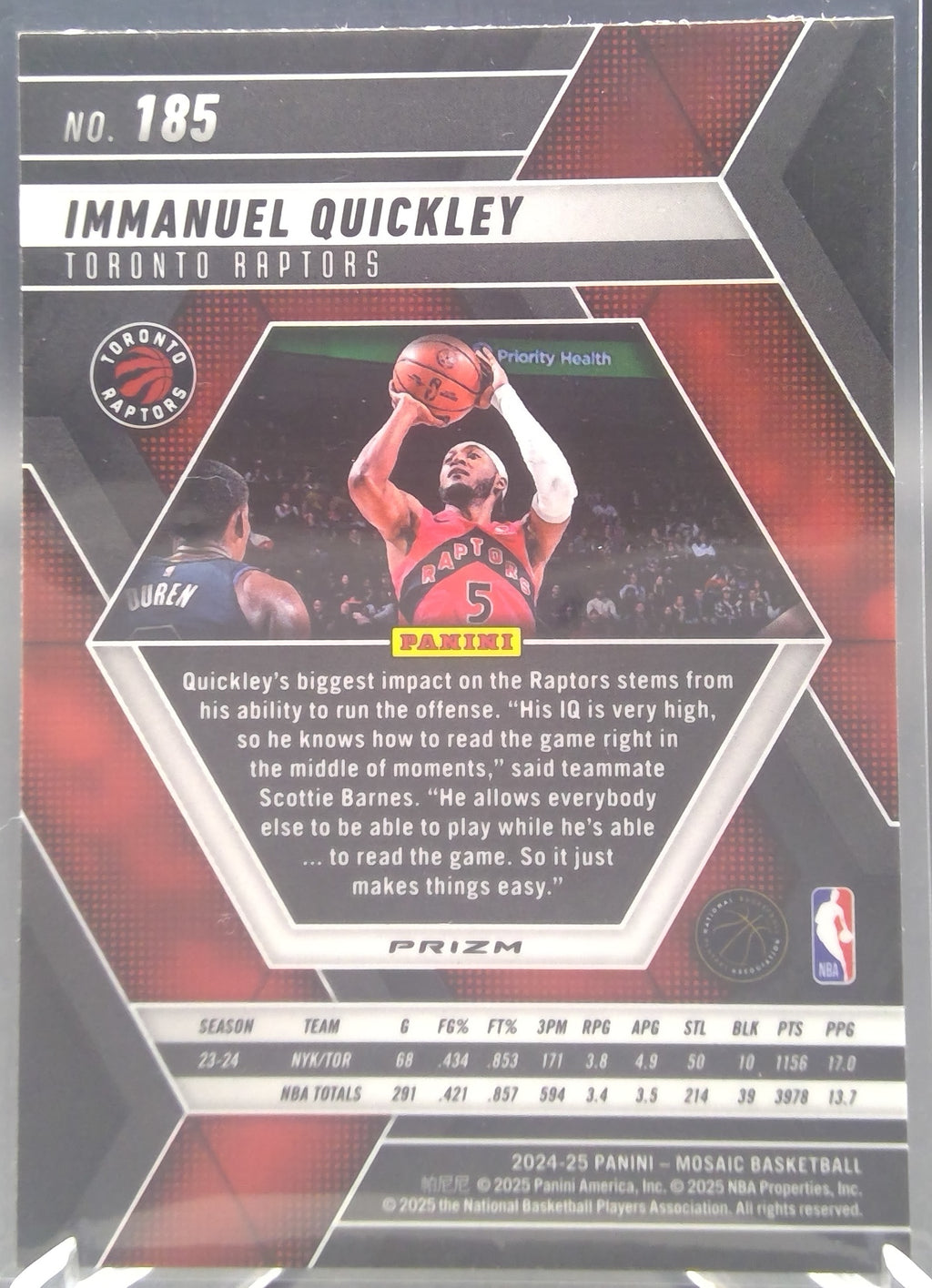 Immanuel Quickley #185