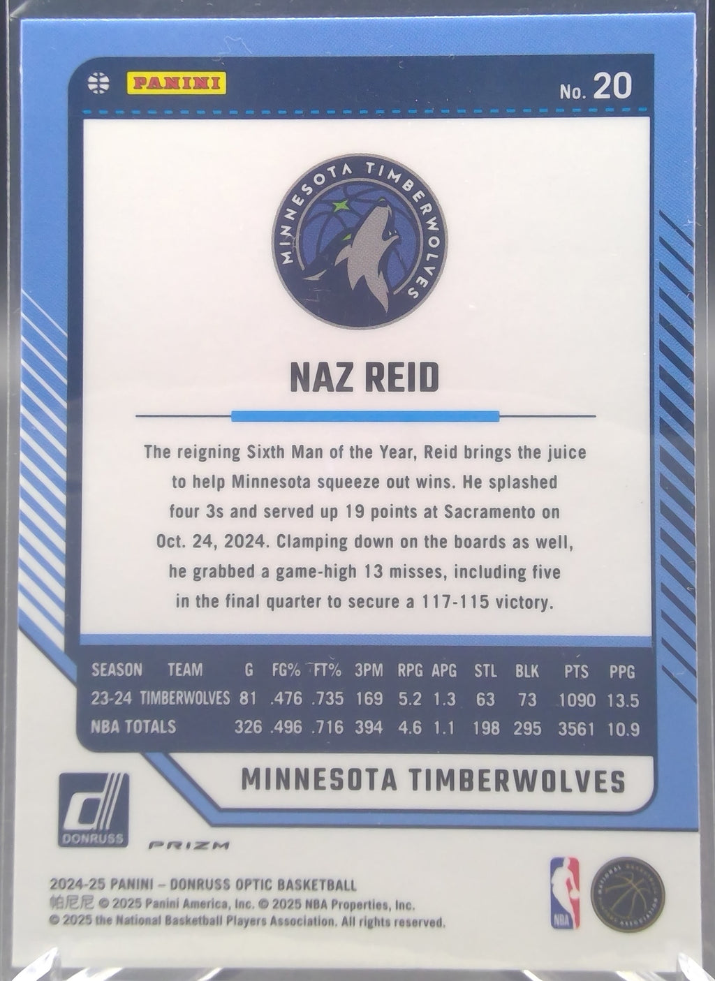 Naz Reid #20