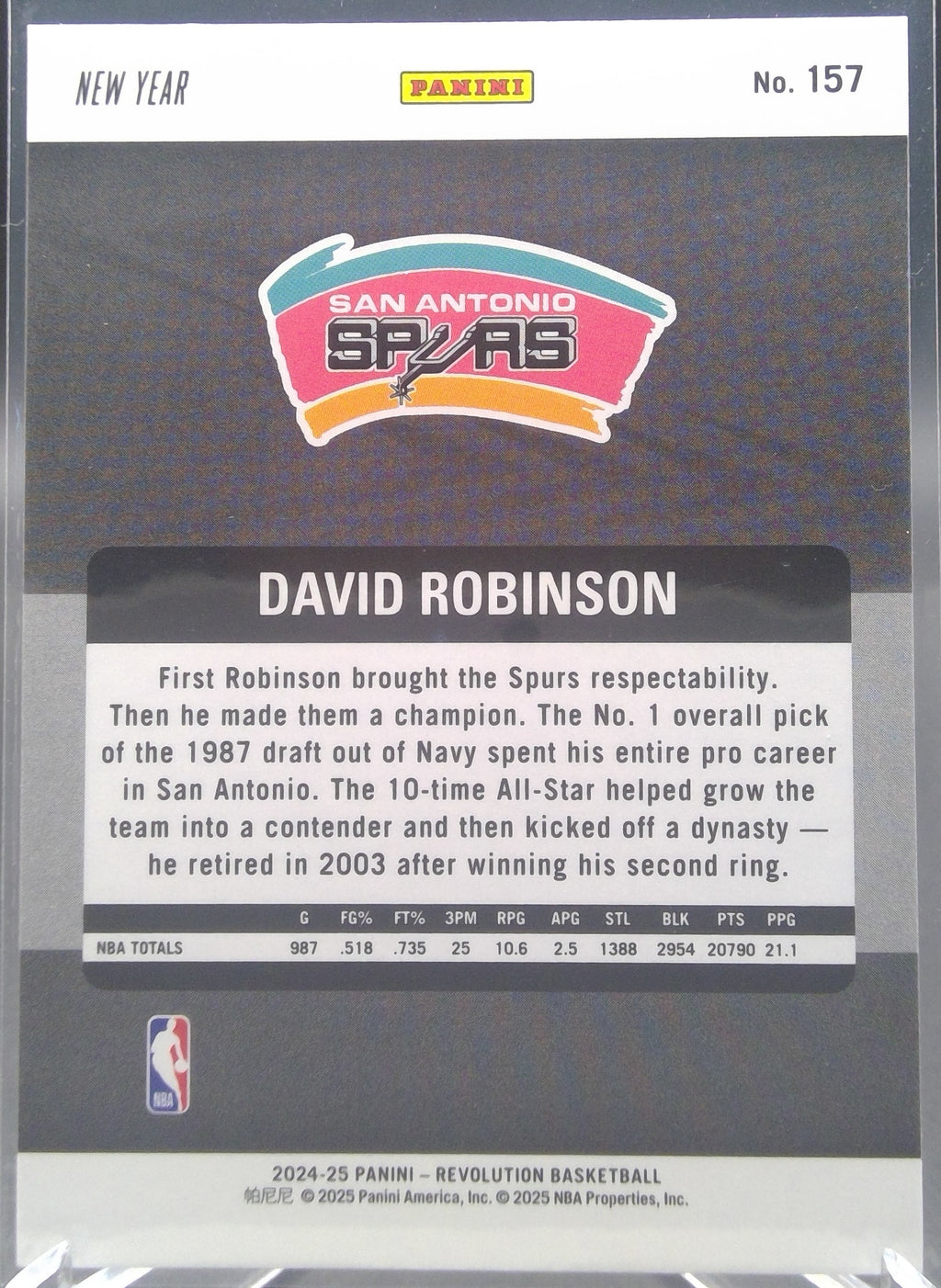 David Robinson #157