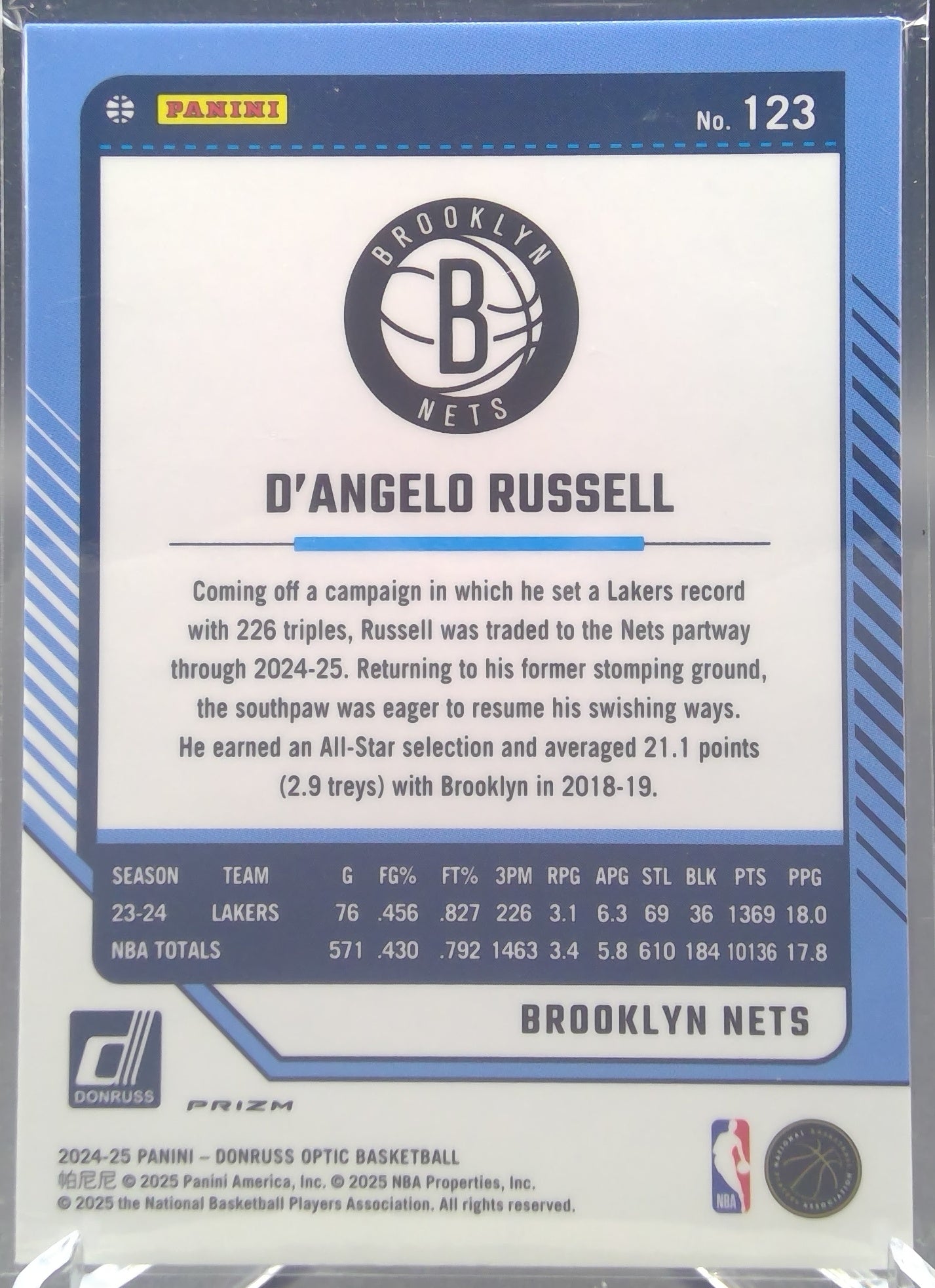 D'Angelo Russell #123