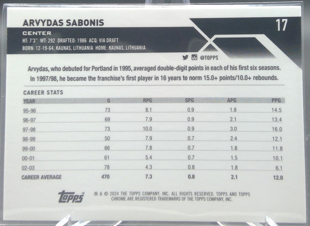 Arvydas Sabonis #17