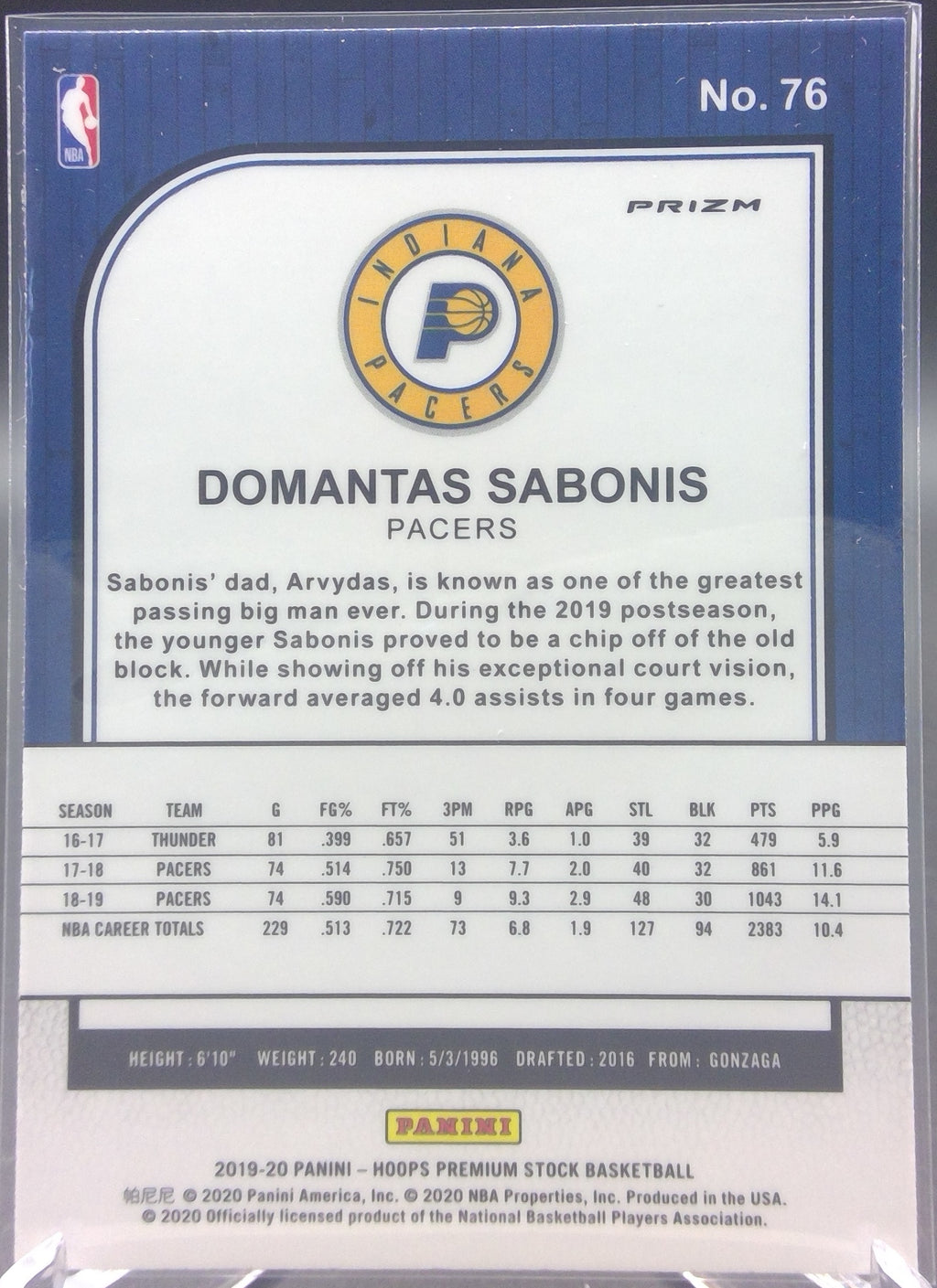 Domantas Sabonis #76