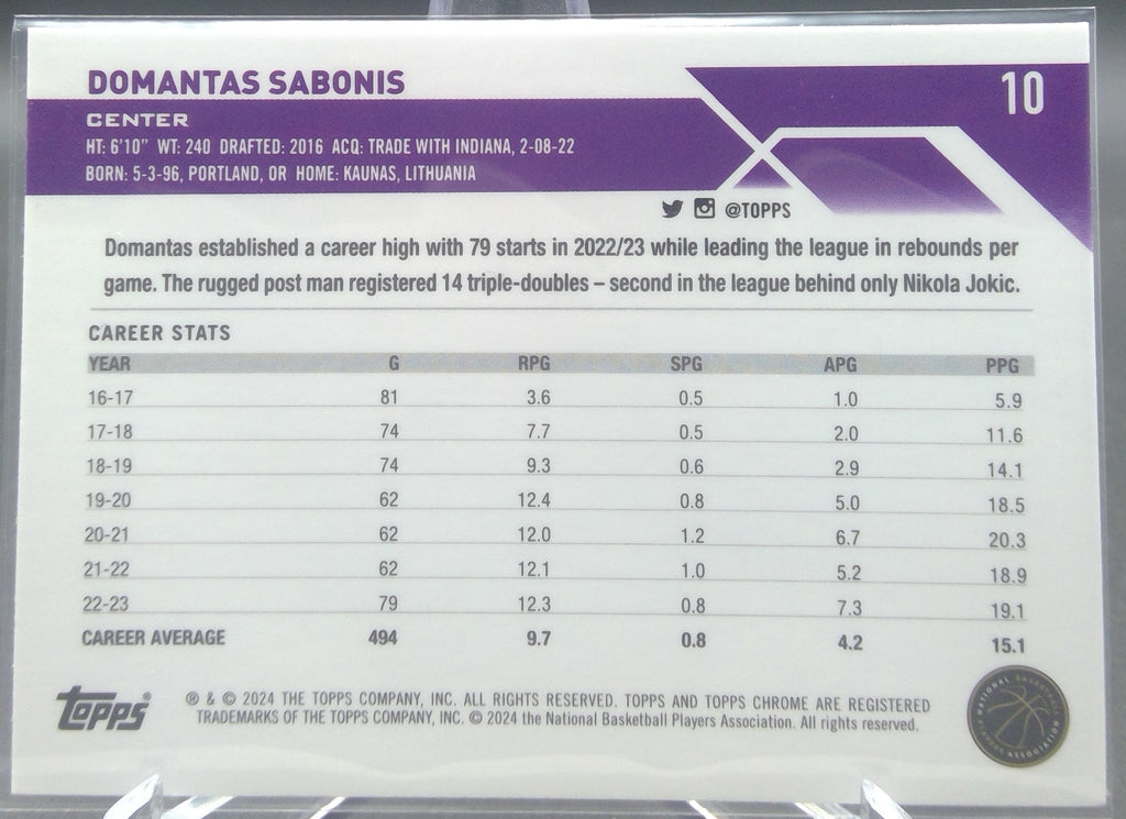 Domantas Sabonis #10