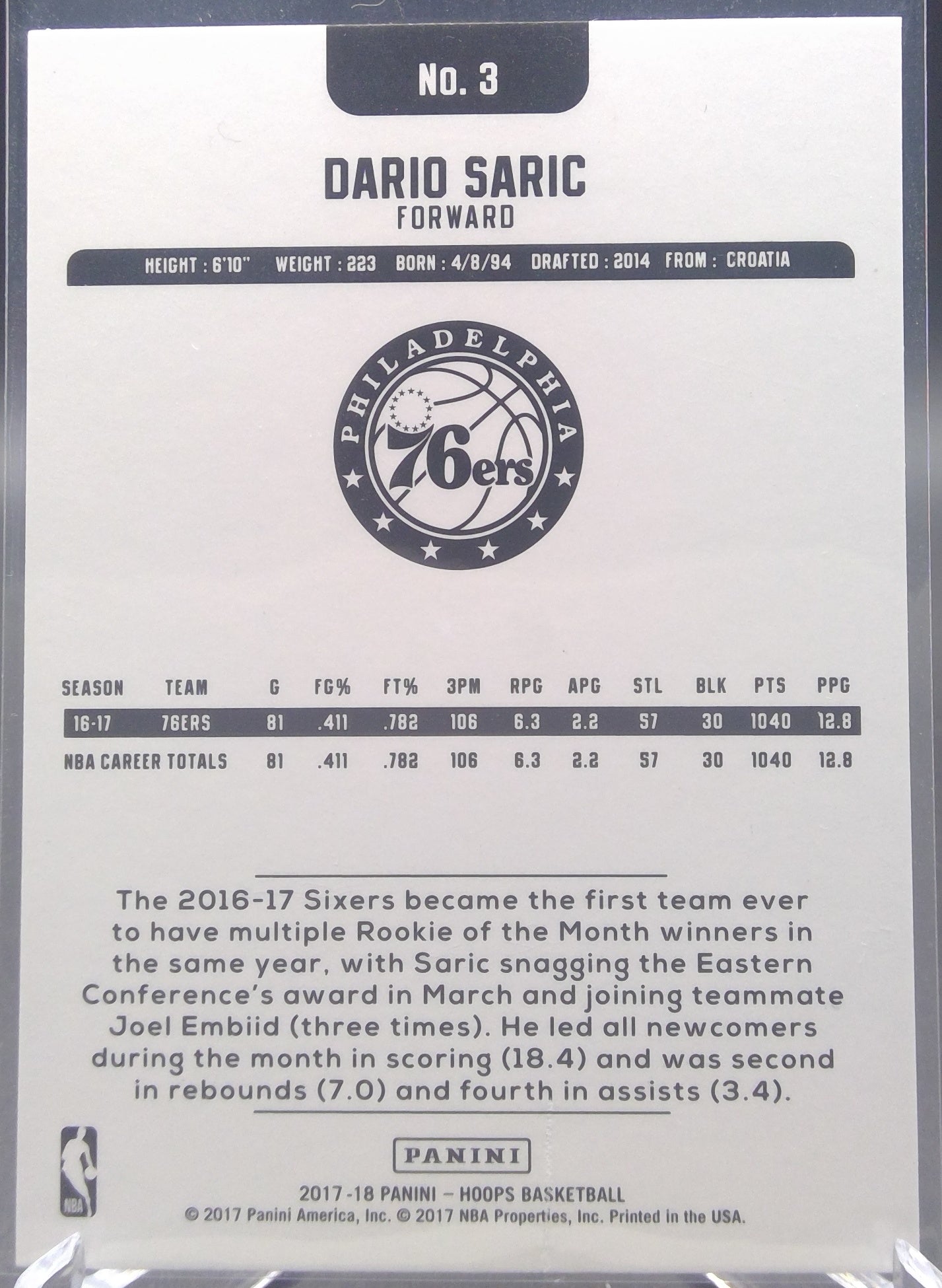 Dario Saric #3
