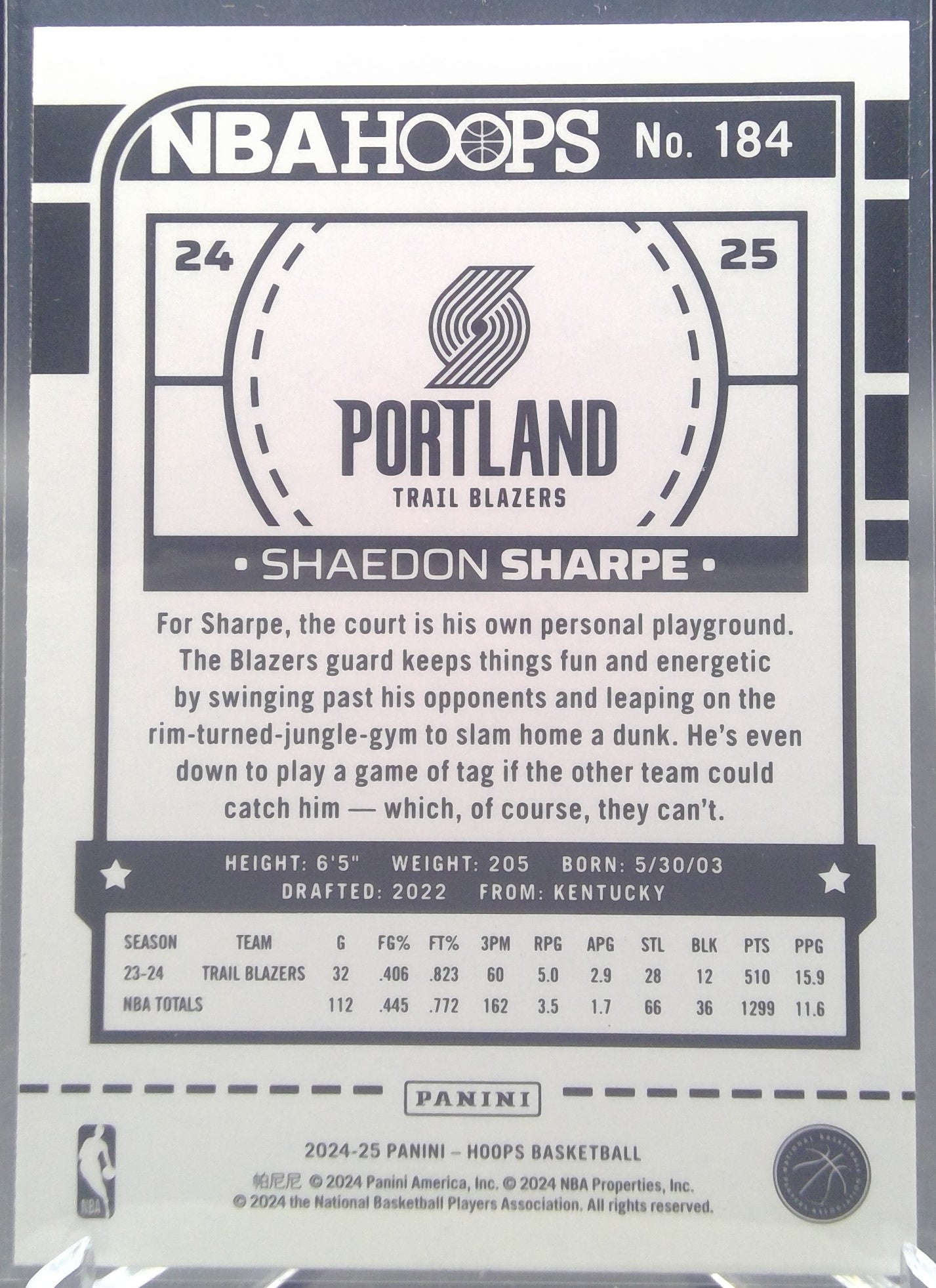 Shaedon Sharpe #184