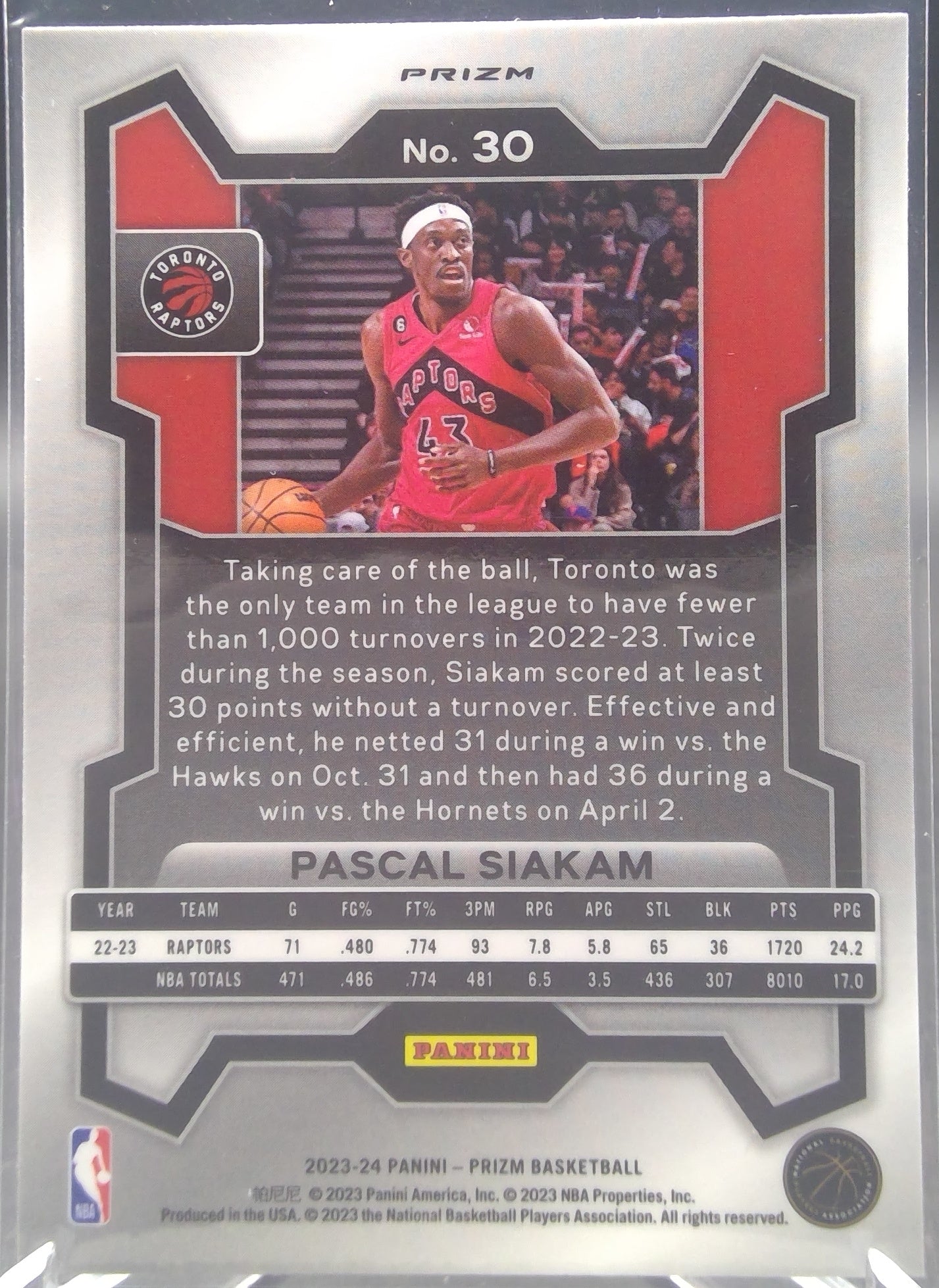 Pascal Siakam #30