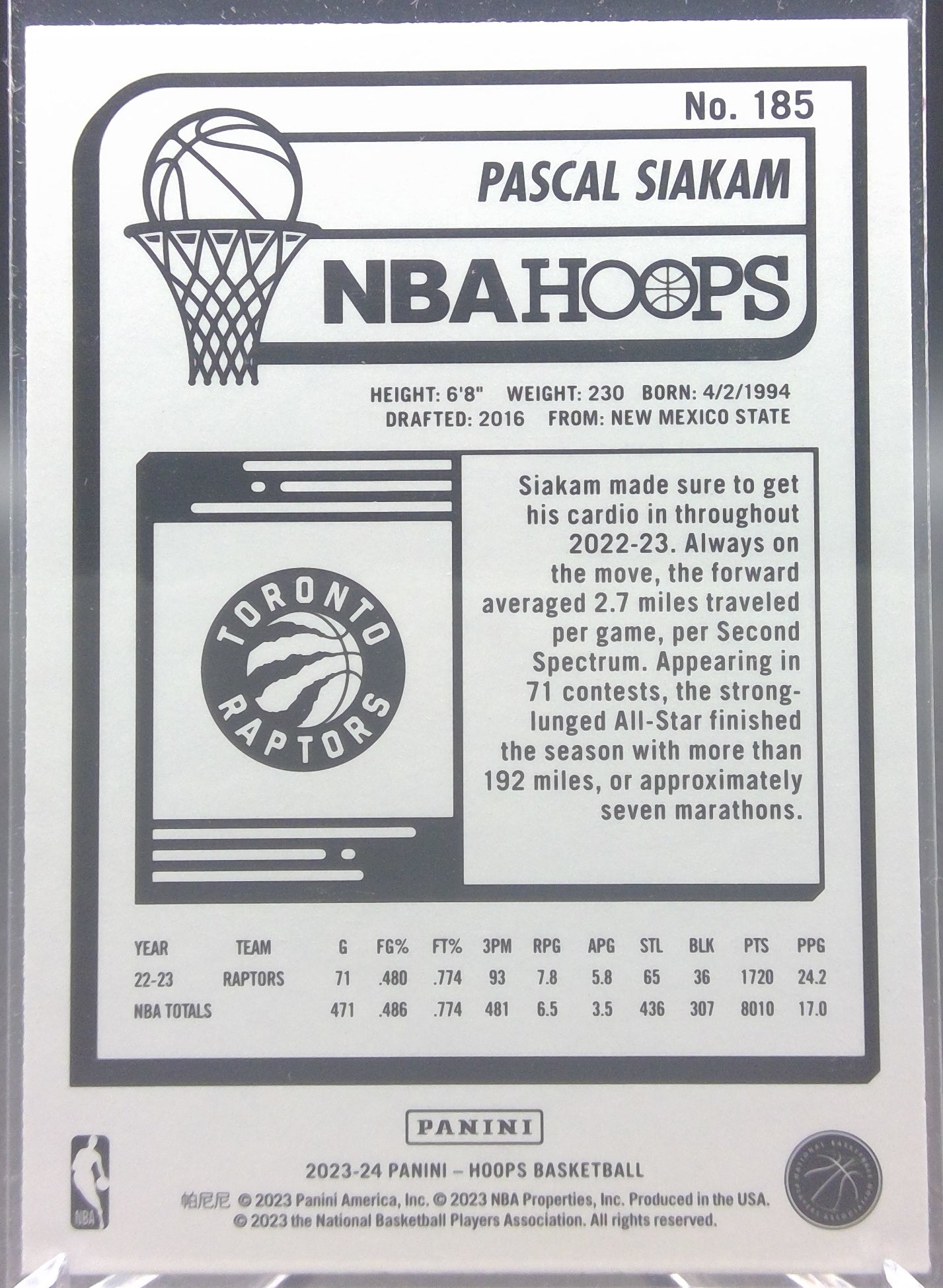 Pascal Siakam #185