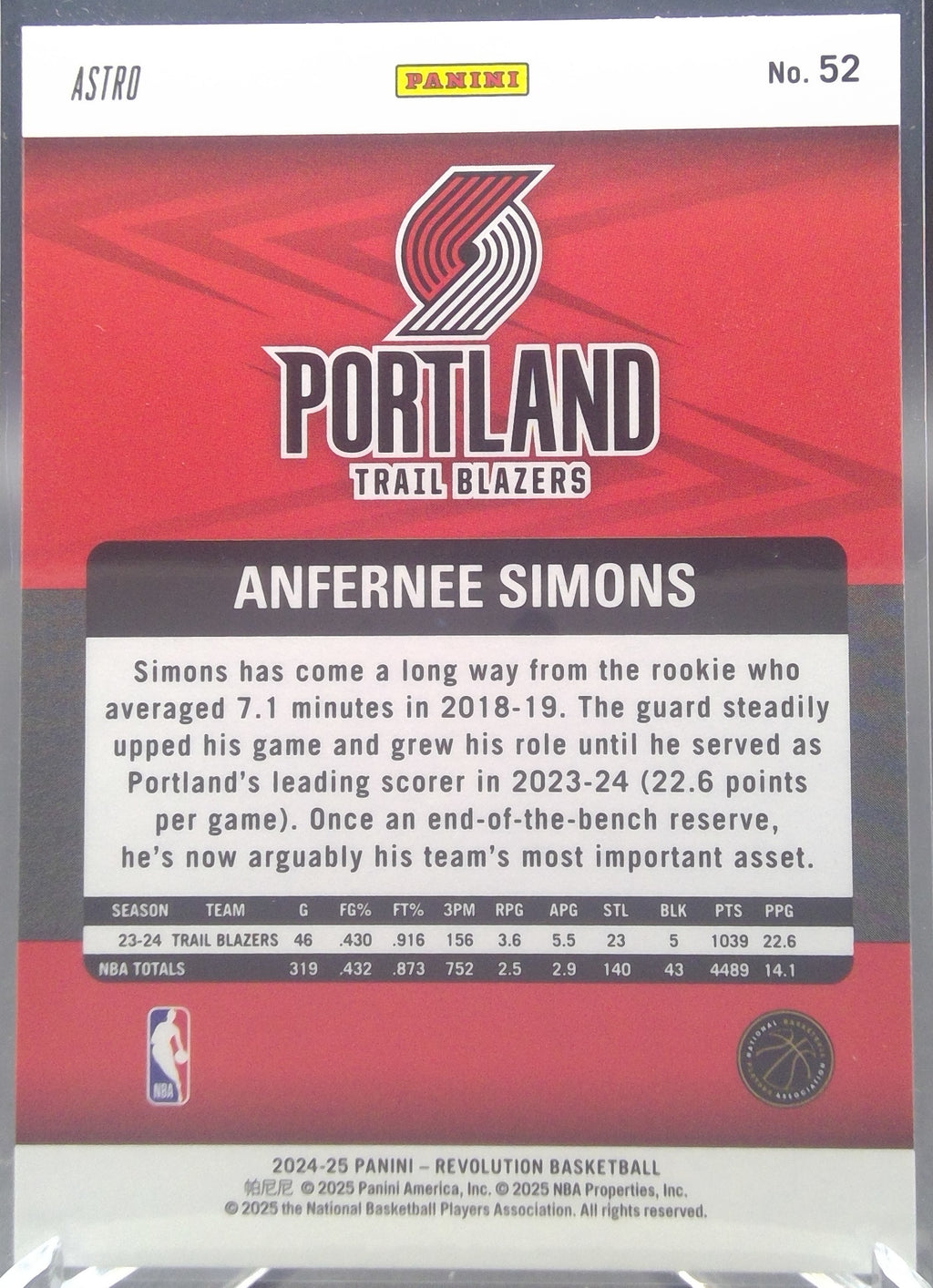 Anfernee Simons #52