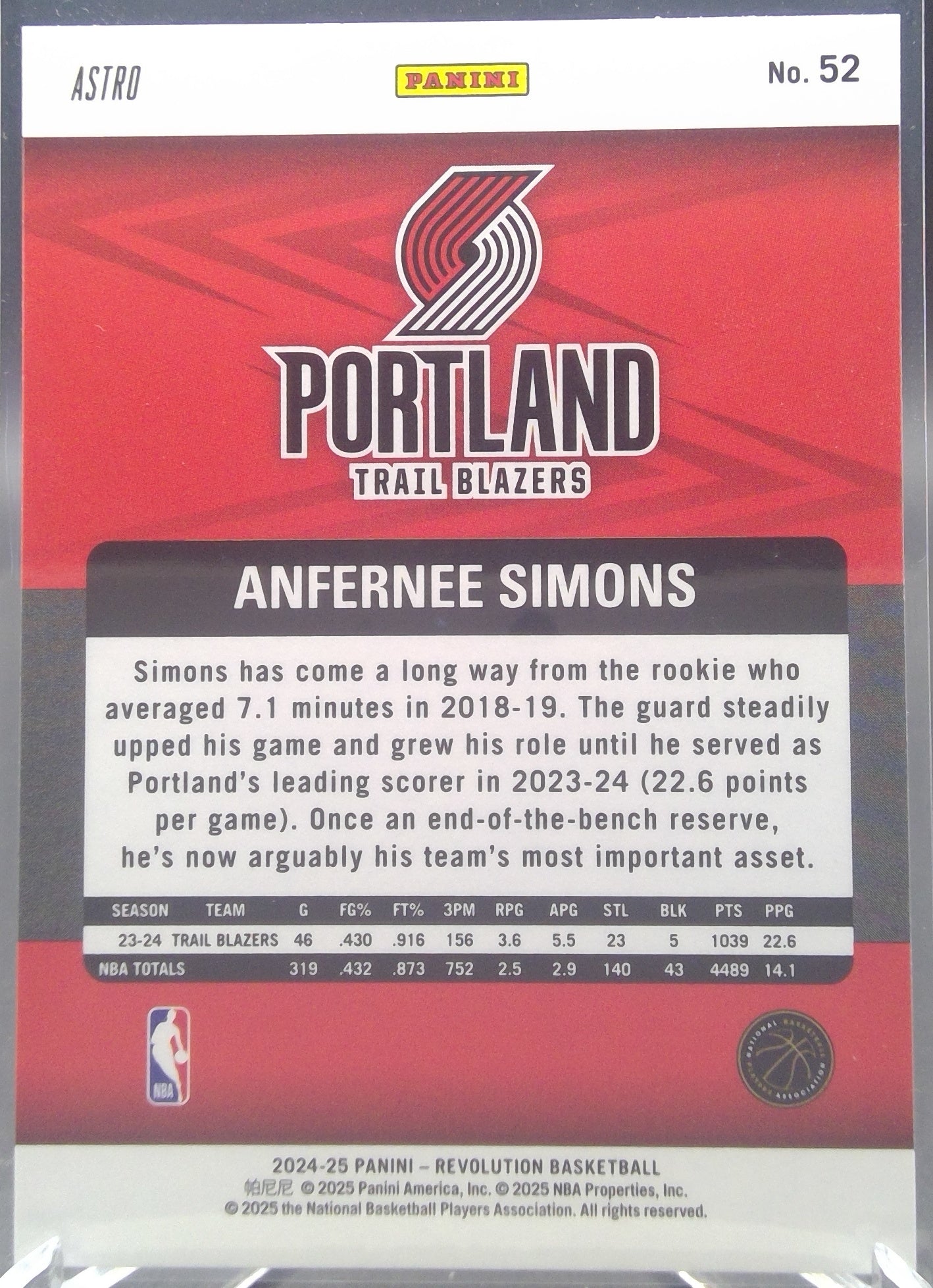 Anfernee Simons #52
