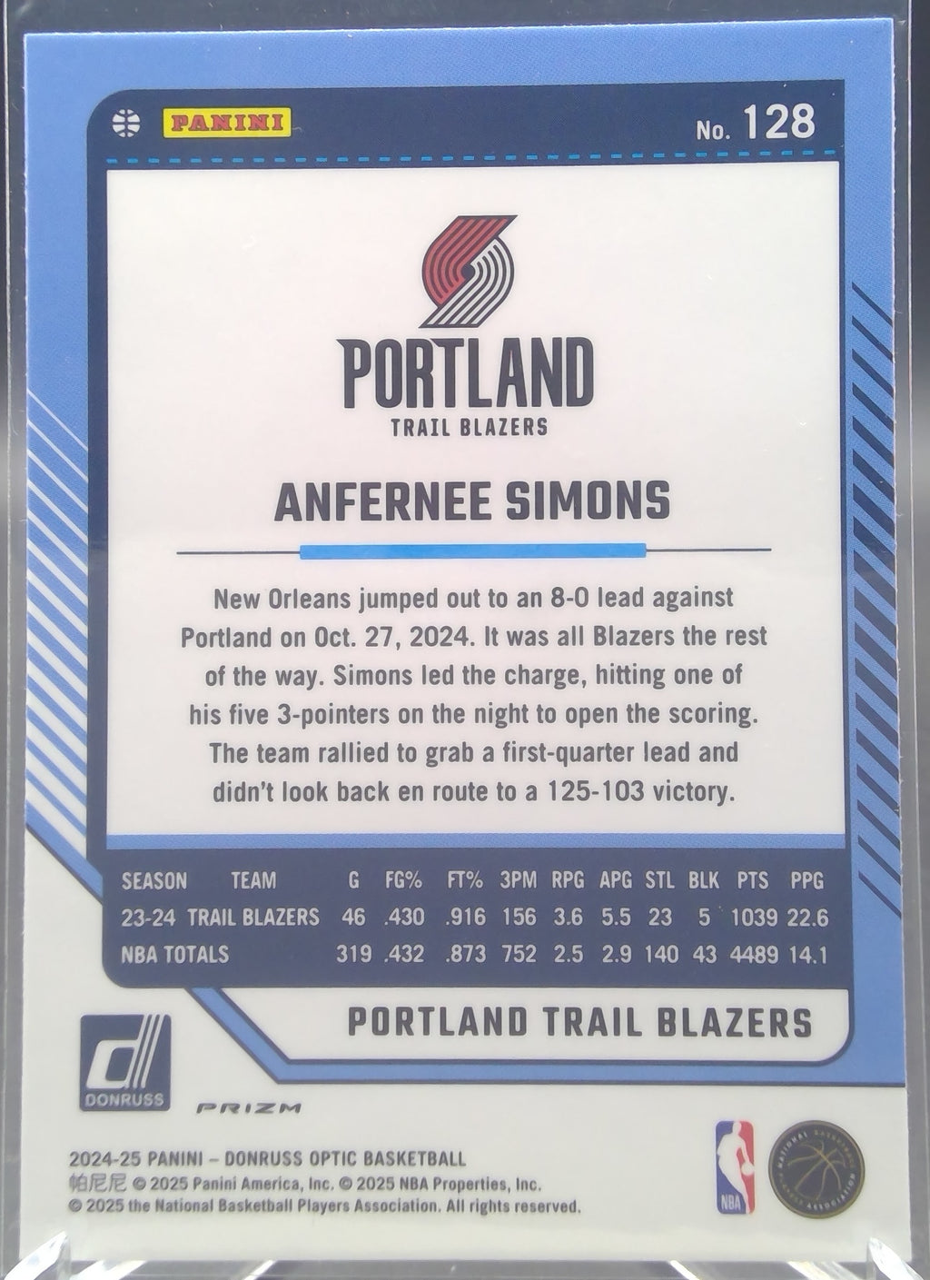 Anfernee Simons #128