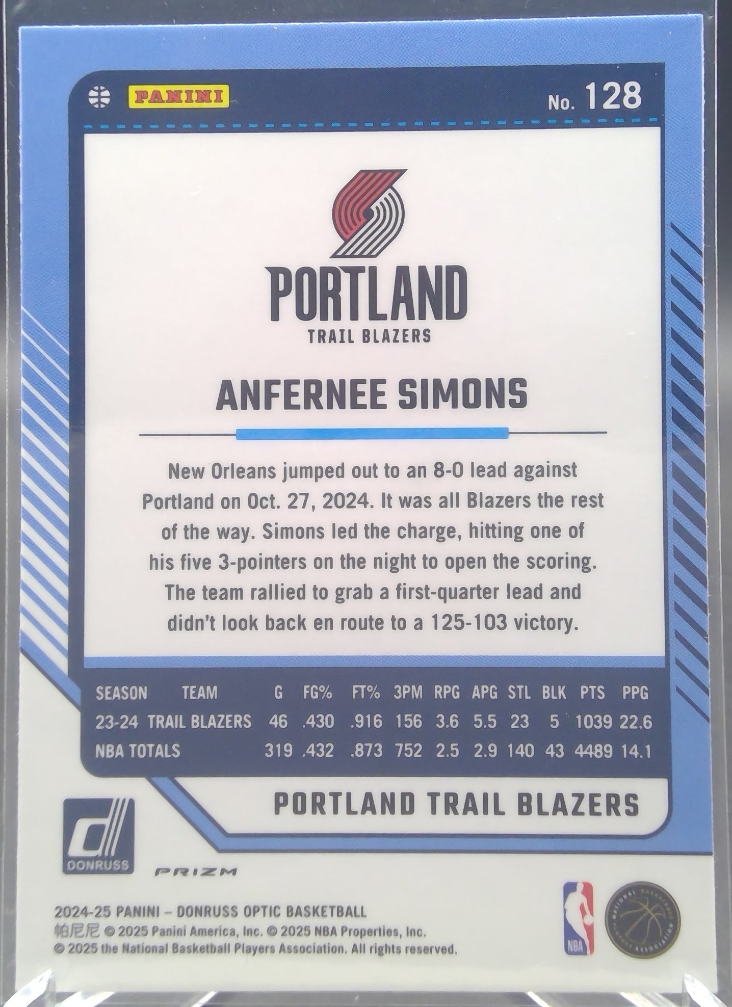 Anfernee Simons #128
