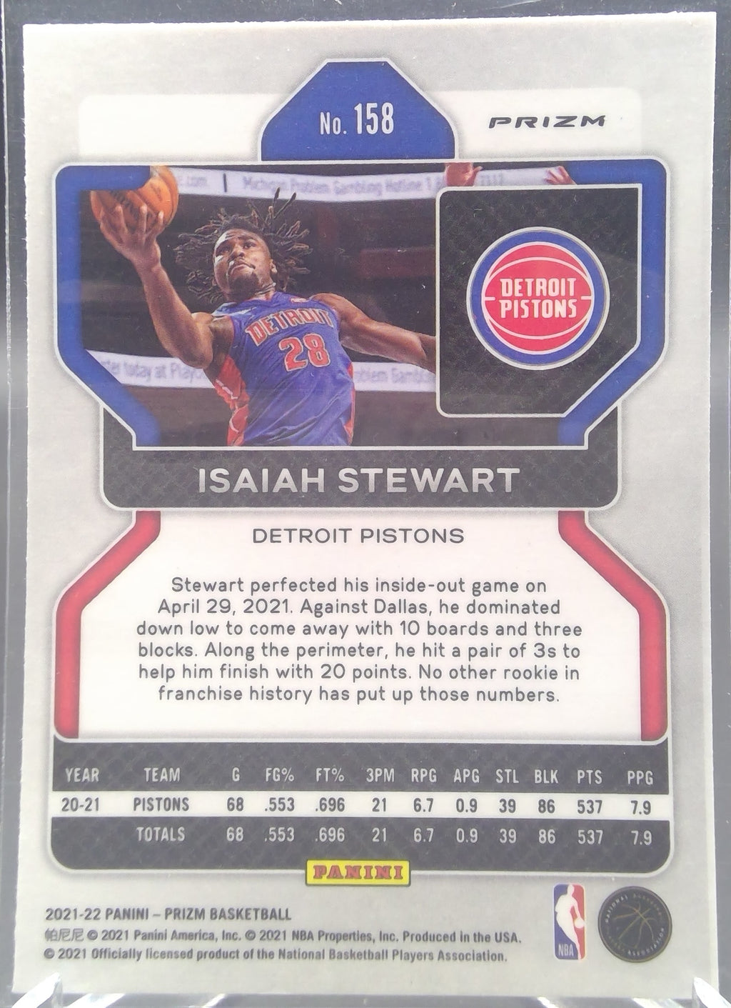 Isaiah Stewart #158