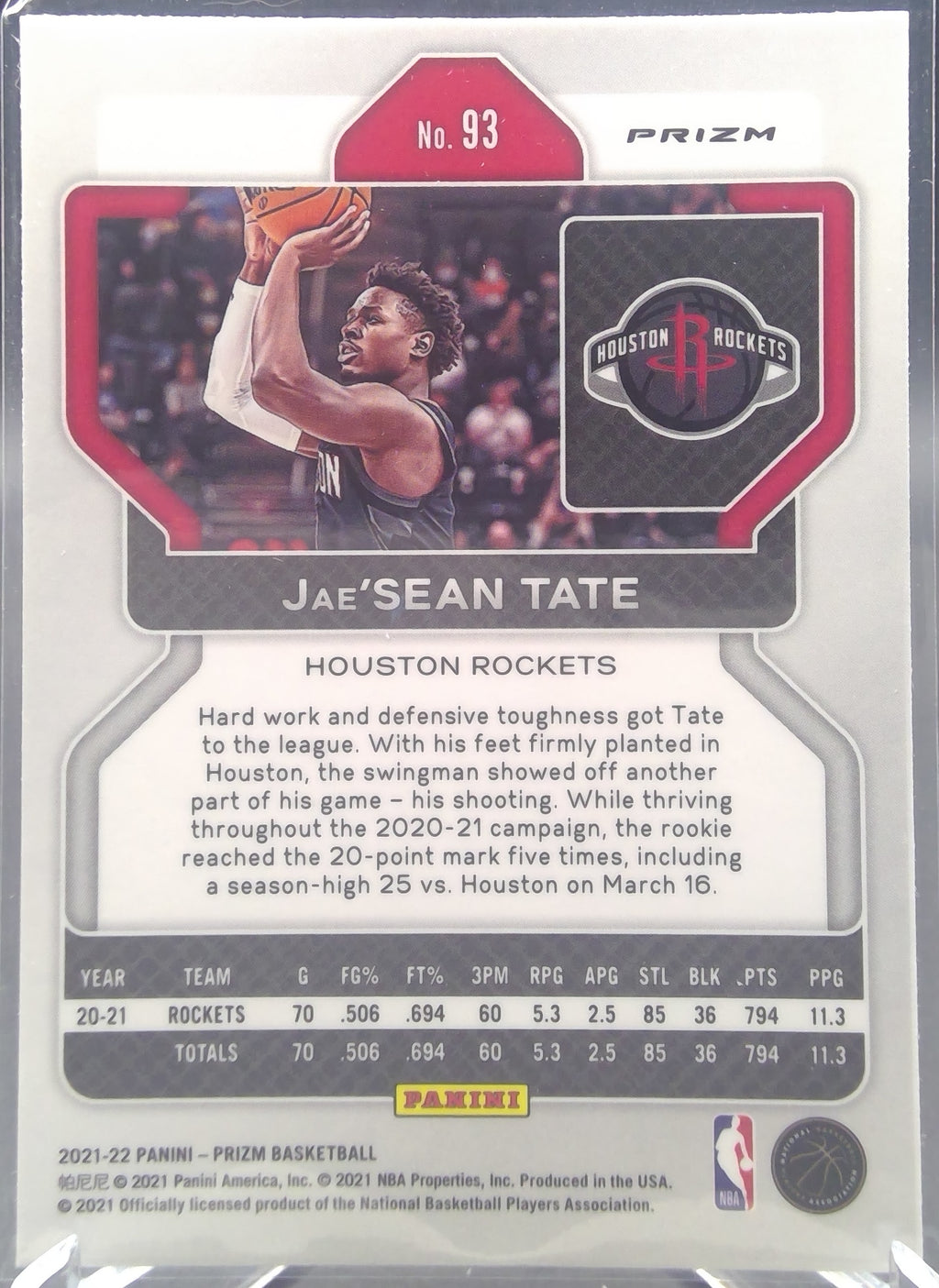 Jae'Sean Tate #93