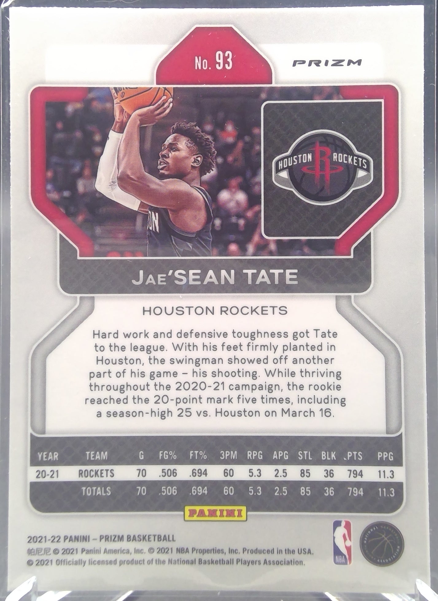 Jae'Sean Tate #93