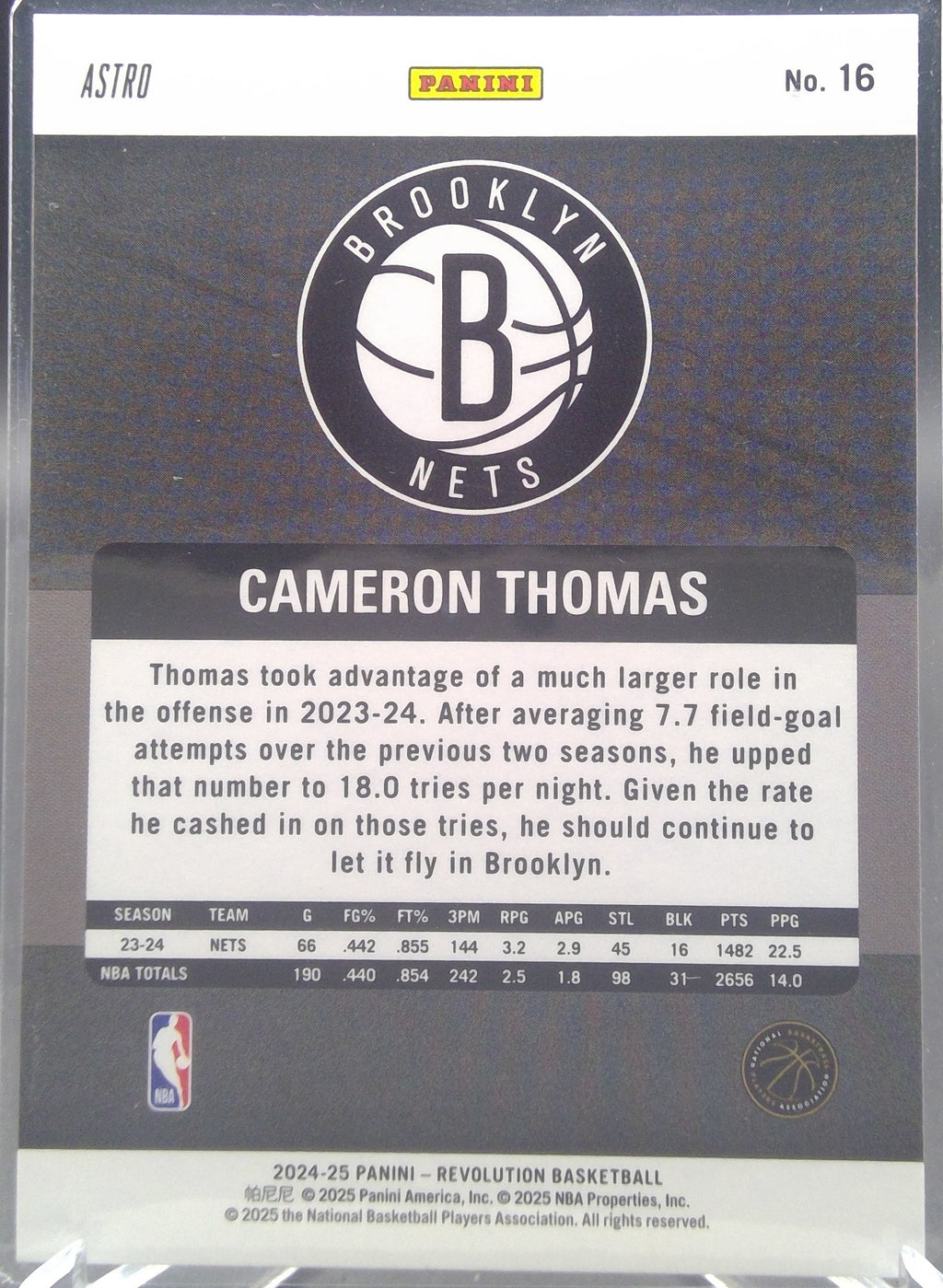 Cameron Thomas #16