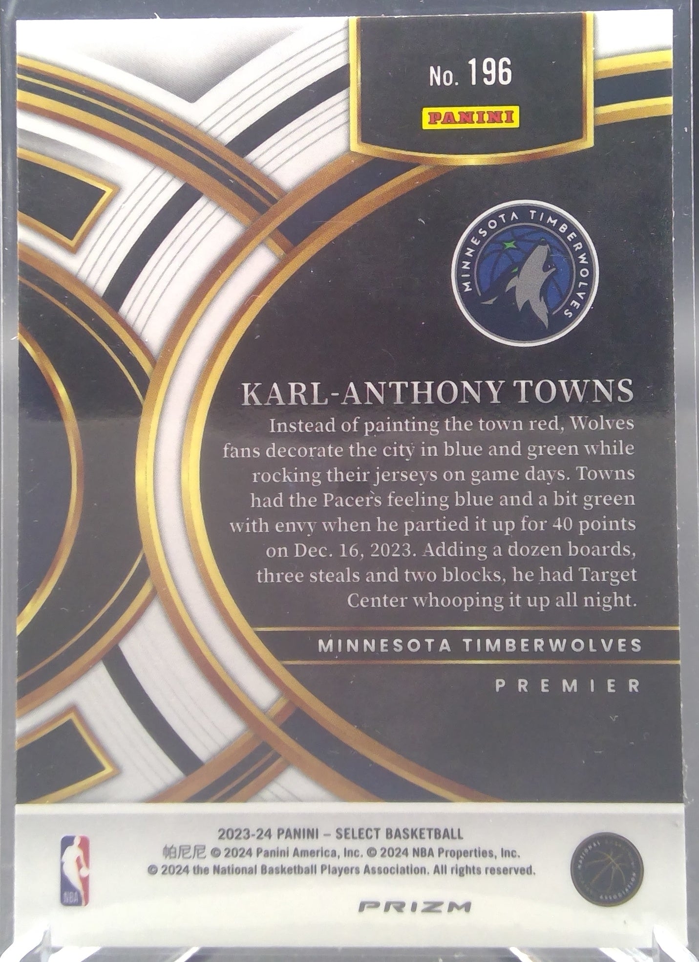 Karl-Anthony Towns #196