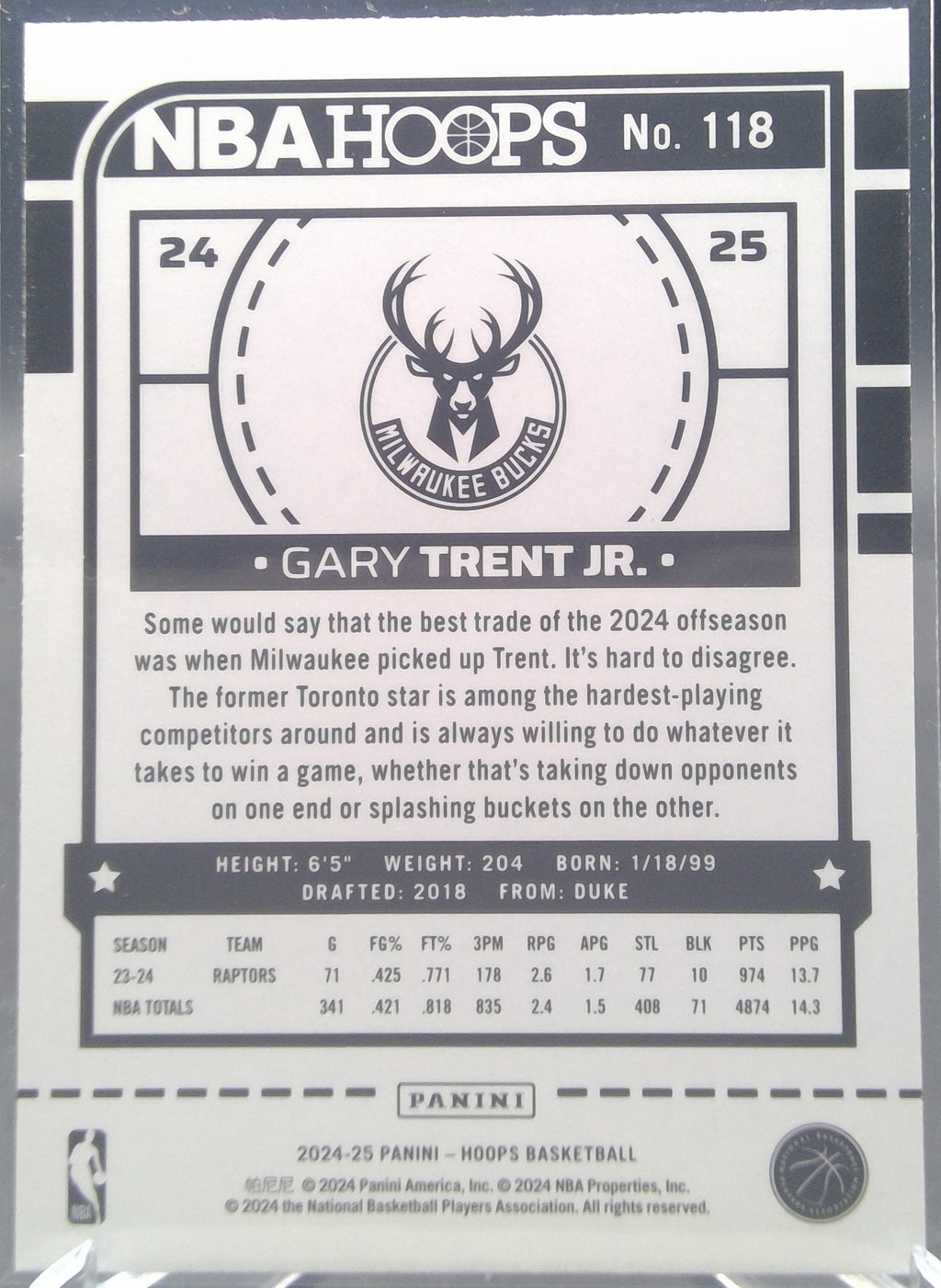 Gary Trent Jr. #118