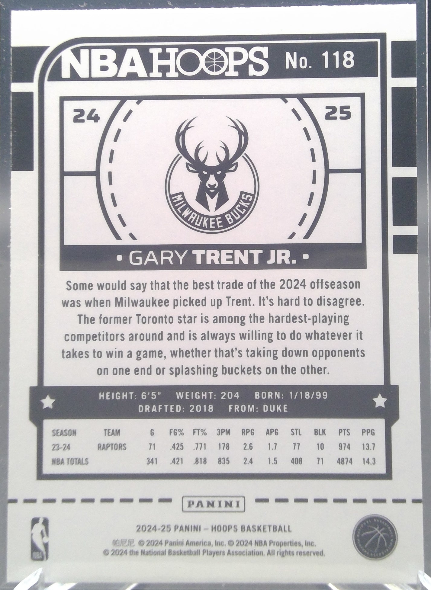 Gary Trent Jr. #118