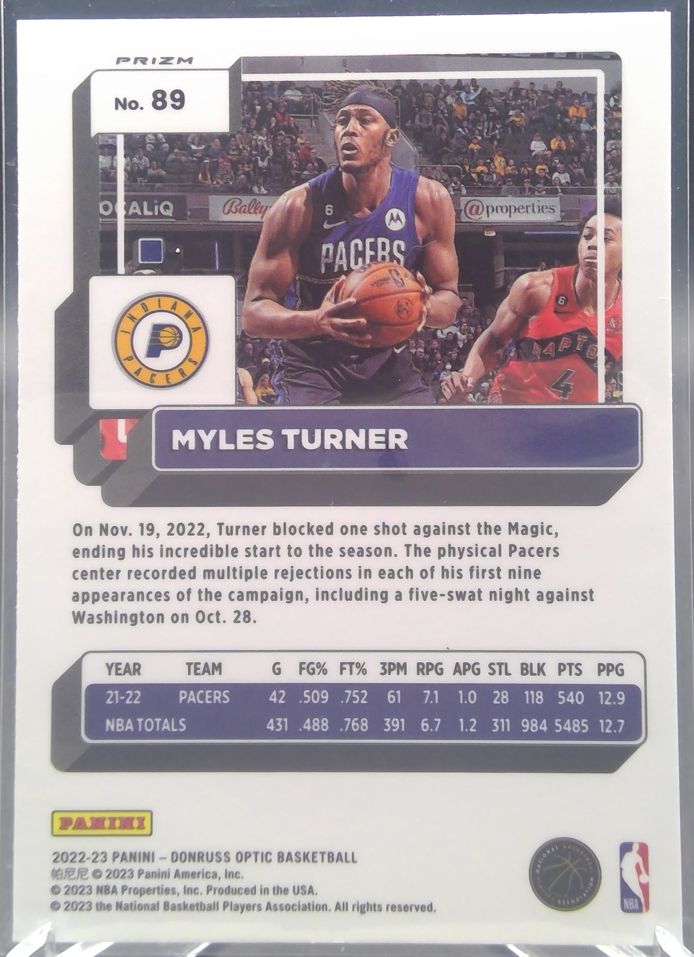 Myles Turner #89
