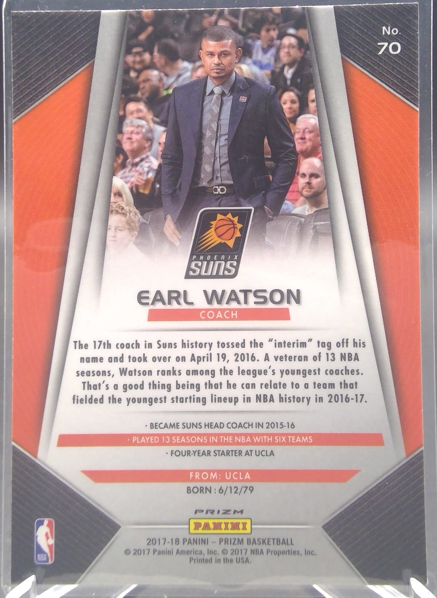 Earl Watson #70