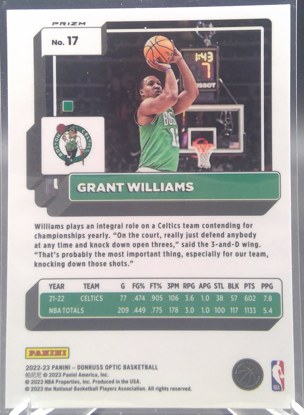 Grant Williams #17