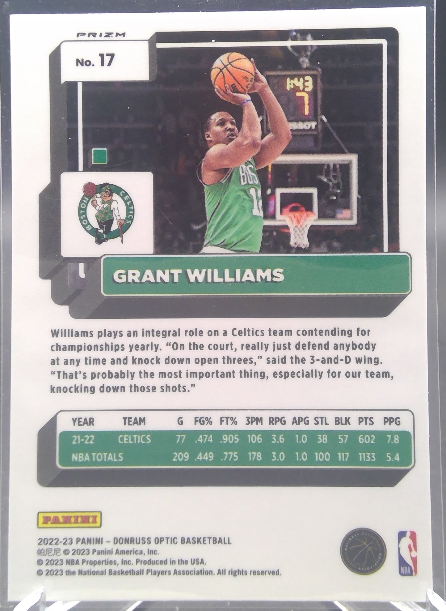 Grant Williams #17