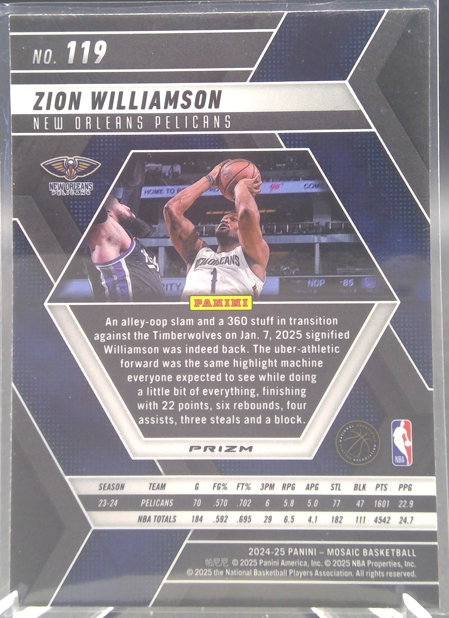 Zion Williamson #119