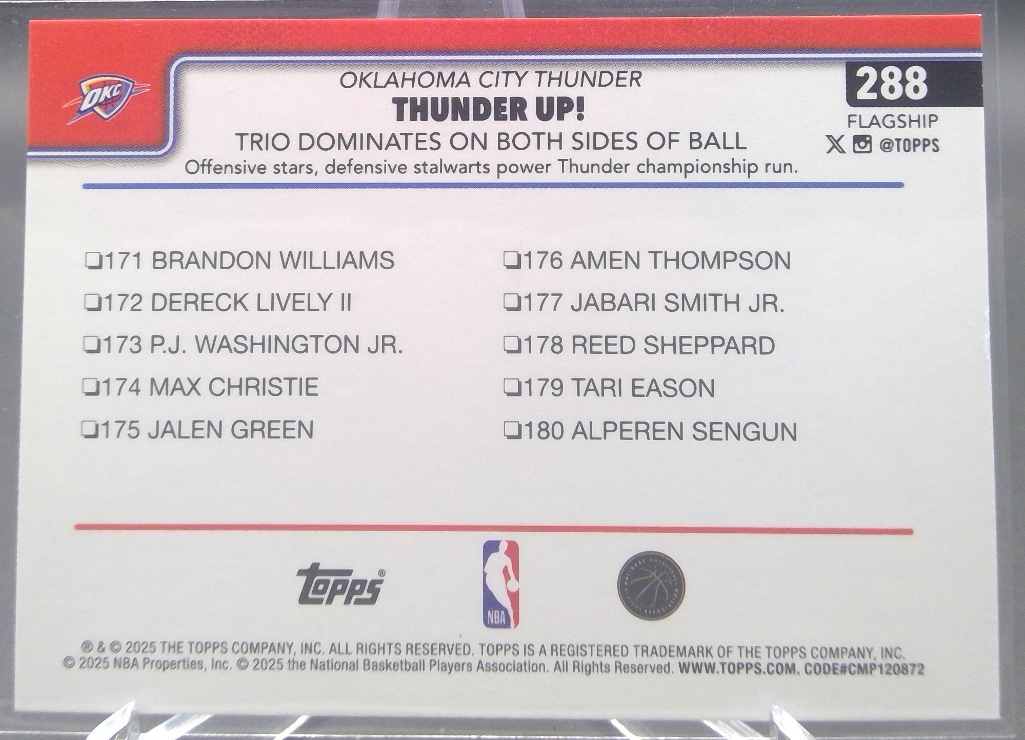 Oklahoma City Thunder #288