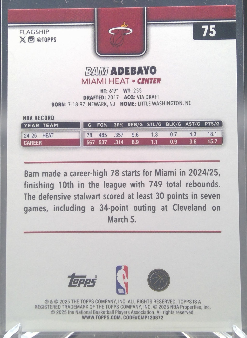 Bam Adebayo #75
