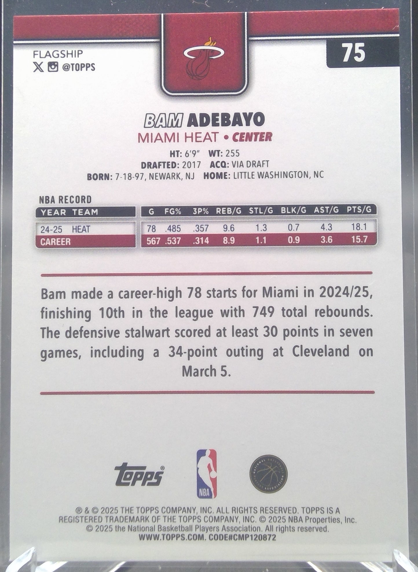 Bam Adebayo #75